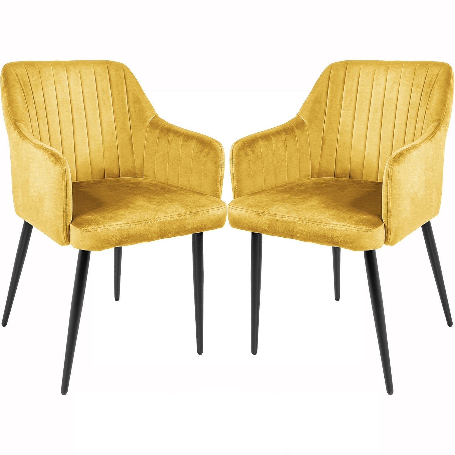 Silla Comedor Sillon Terciopelo Acolchada Moderna