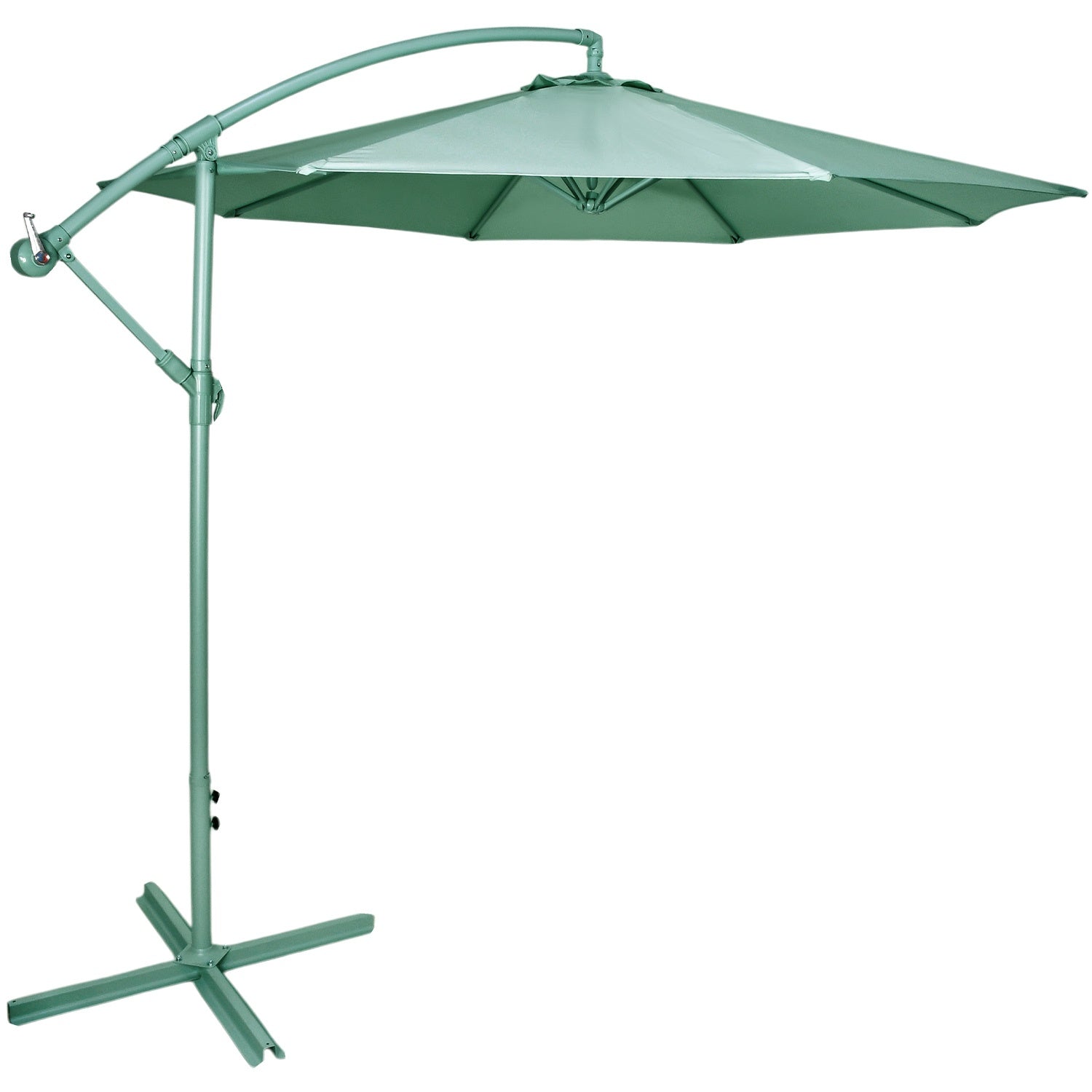 Sombrilla Moderna 2.9 M Jardin Exterior Playa Terraza Verde