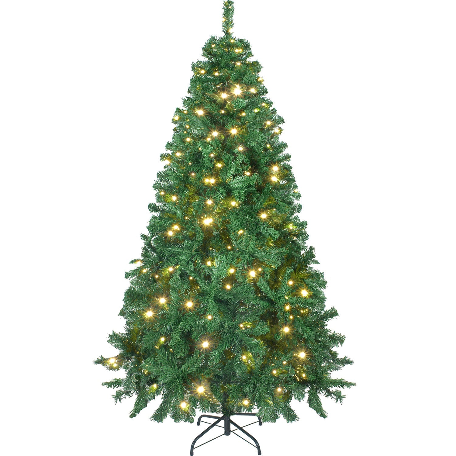 Arbol Navidad Verde 190 Cm Frondoso Luces Led 736 Ramas