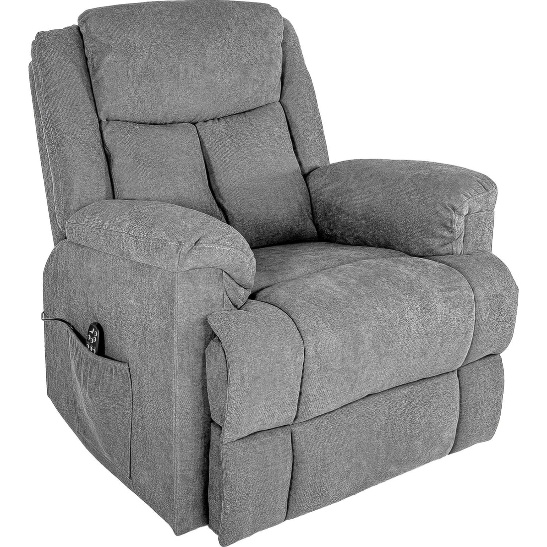 Sillon Sofa Electrico Masajeador Elevacion Temperatura Calor Color Gris