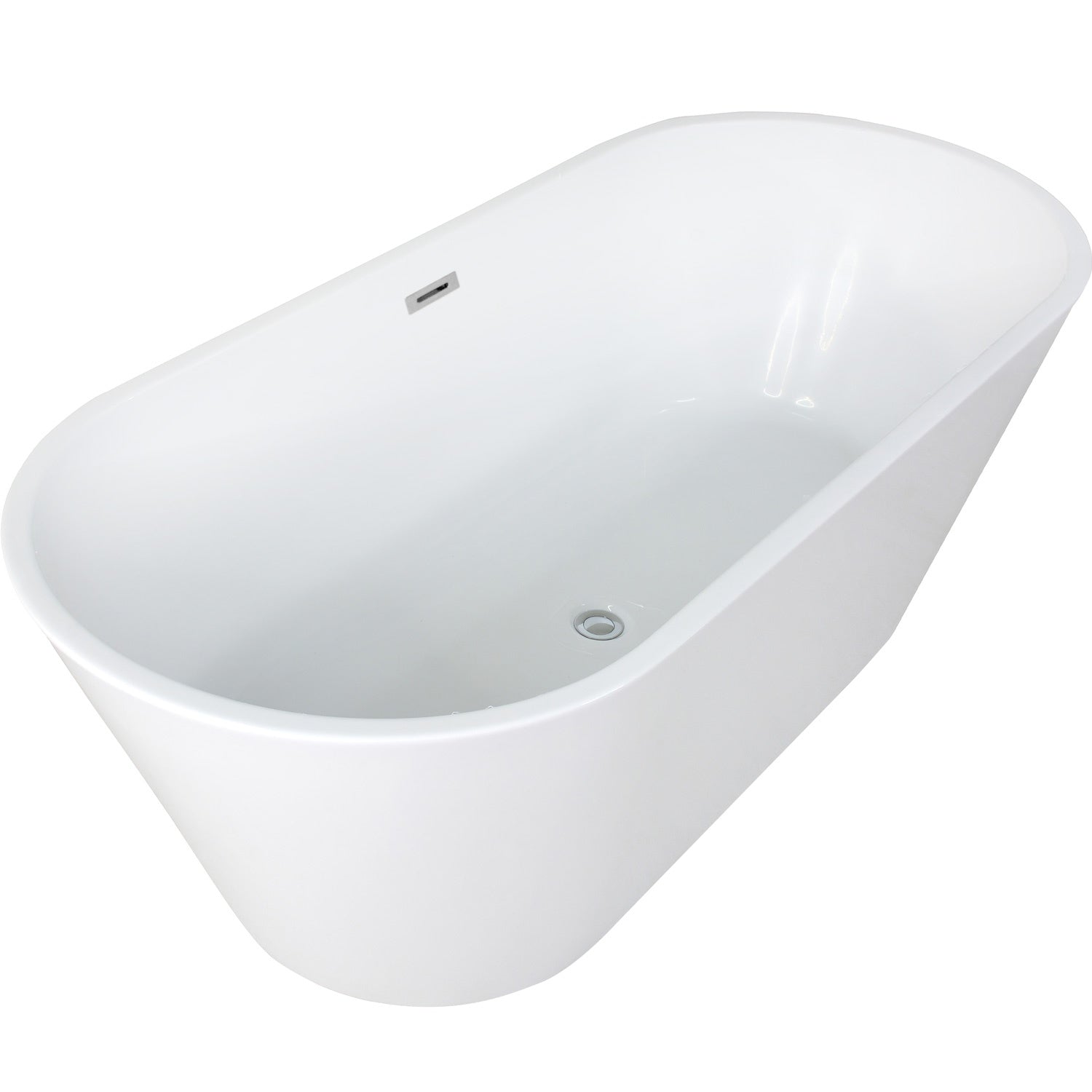 Tina Baño Lujo Bañera Dubai Fibra De Vidrio 169x75.5x59 Cm