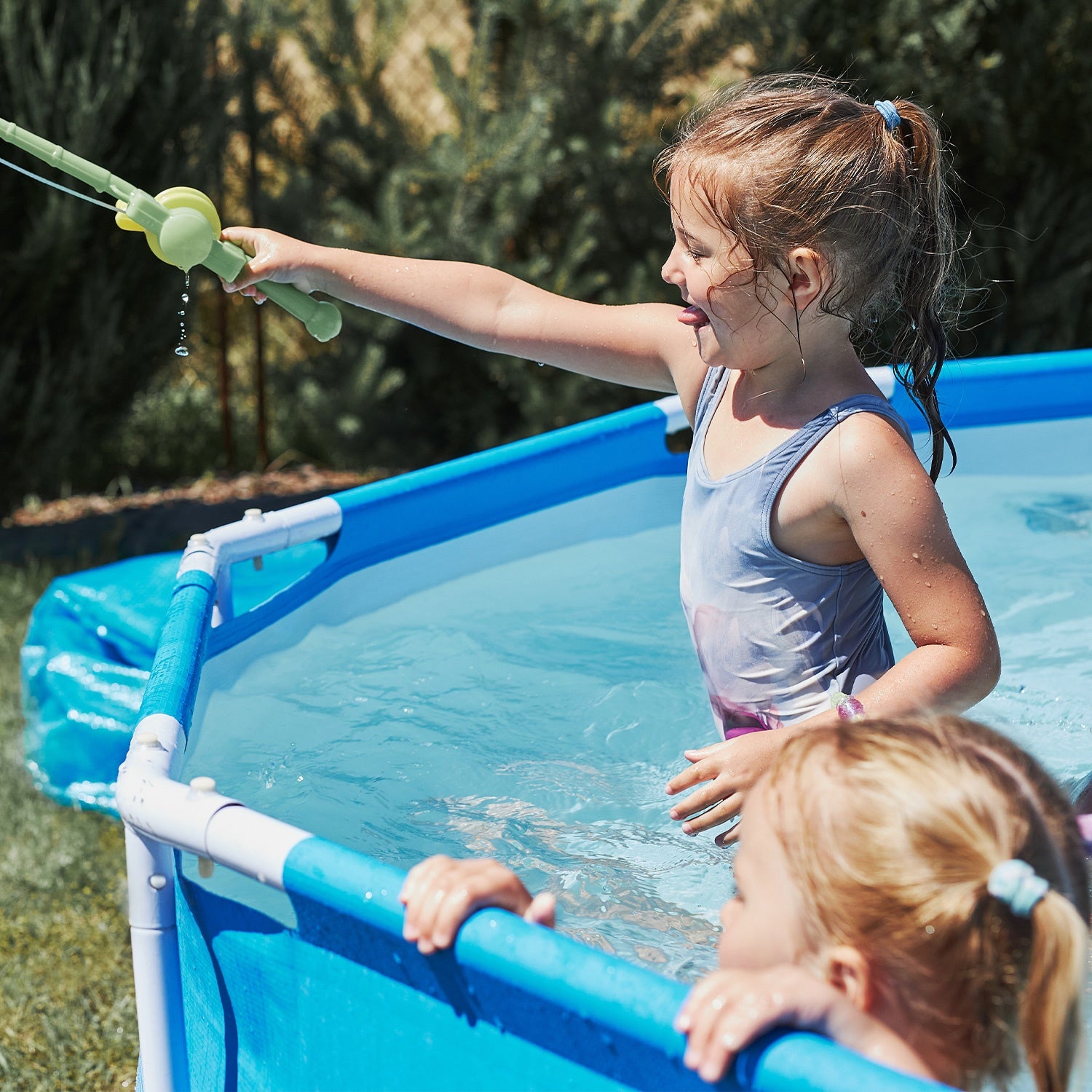 Alberca Estructural Redonda 304cm Diametro 76cm Alto Y Bomba