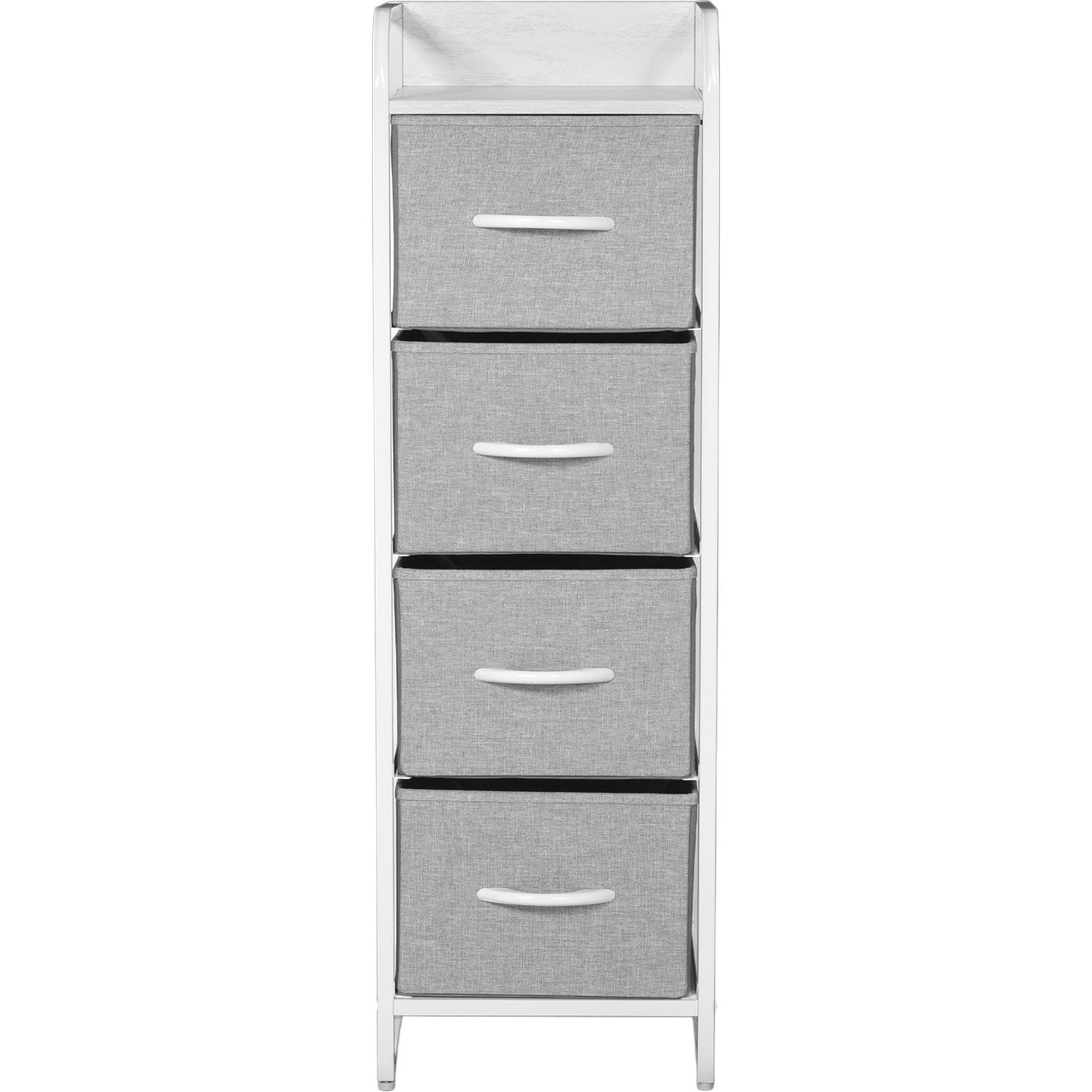 Mueble Buro Torre Mueble Moderno Organizador 4 Cajones Tela