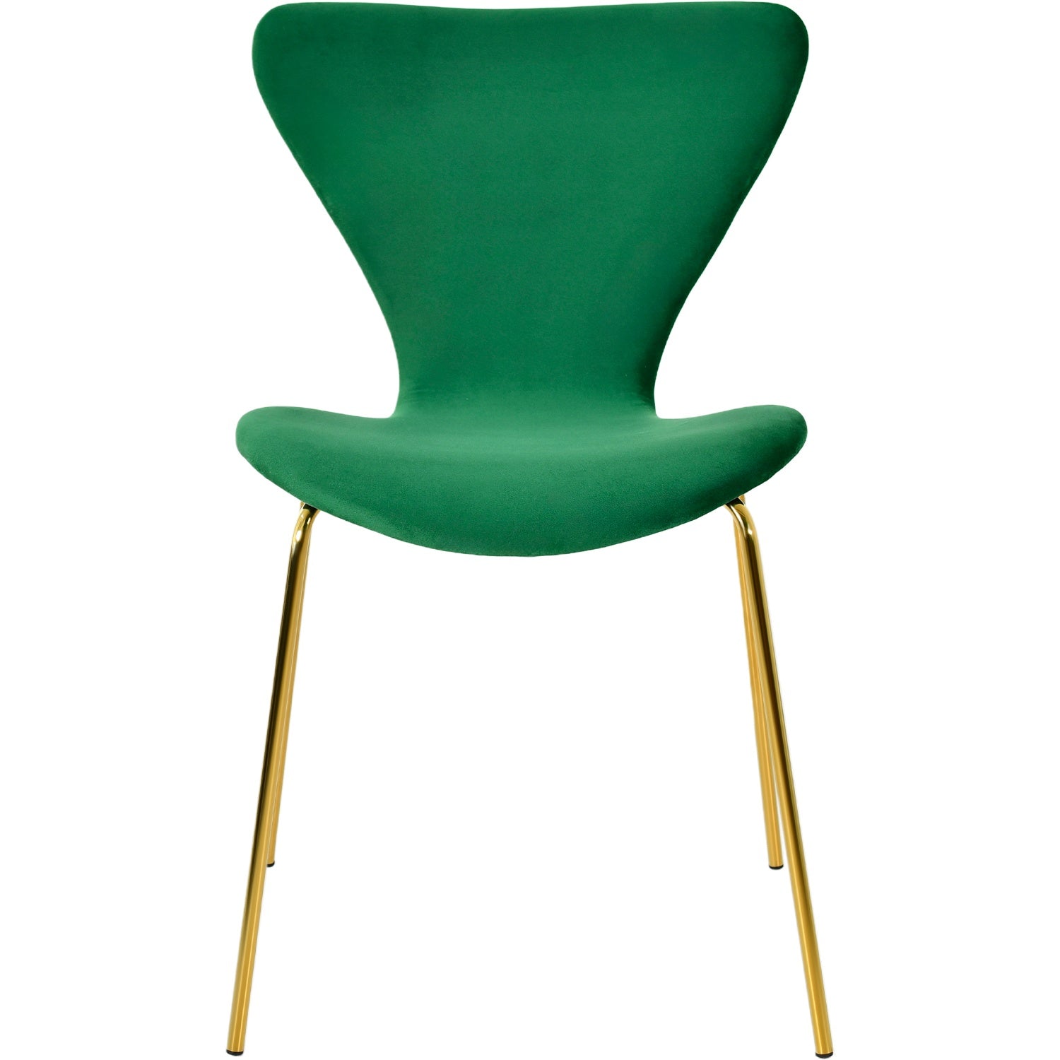 Silla Terciopelo Comedor Tapizada Minimalista Verde