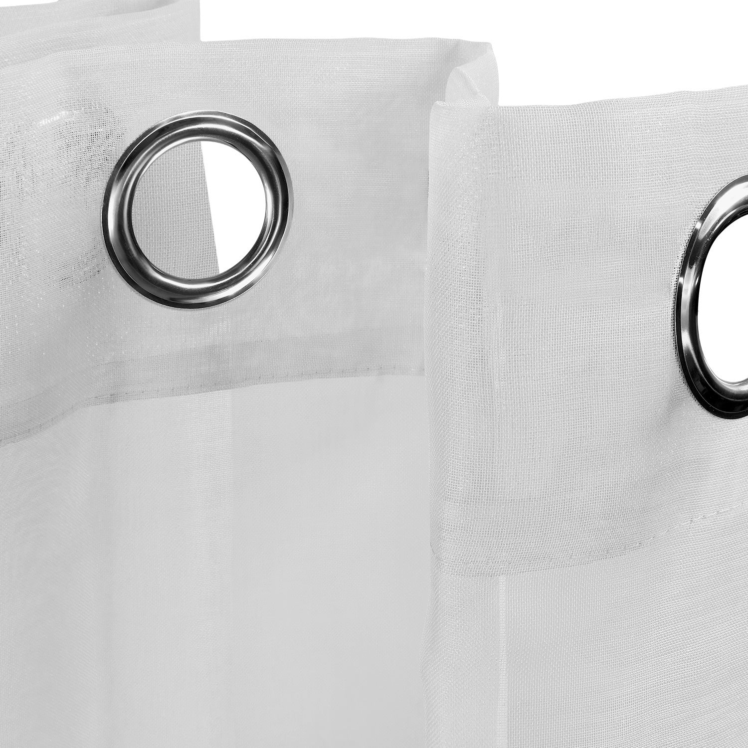 Cortinas Traslucidas Lino Texturizado Ventanas 270x215cm 2pz