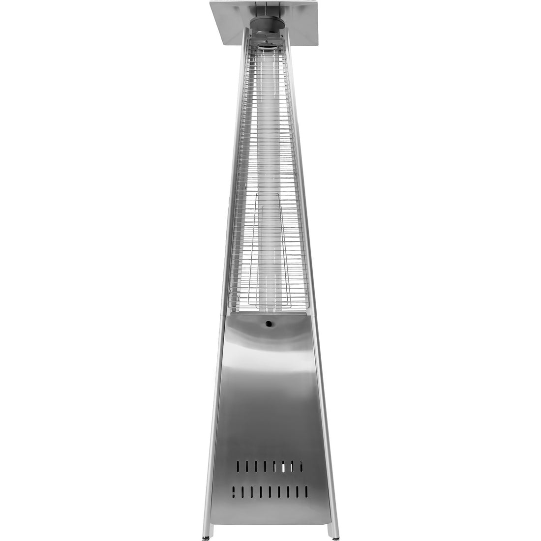 Calefactor Exterior Piramide Calenton Gas Lp Acero Inox 2.2m Color Plata Marca Gutstark