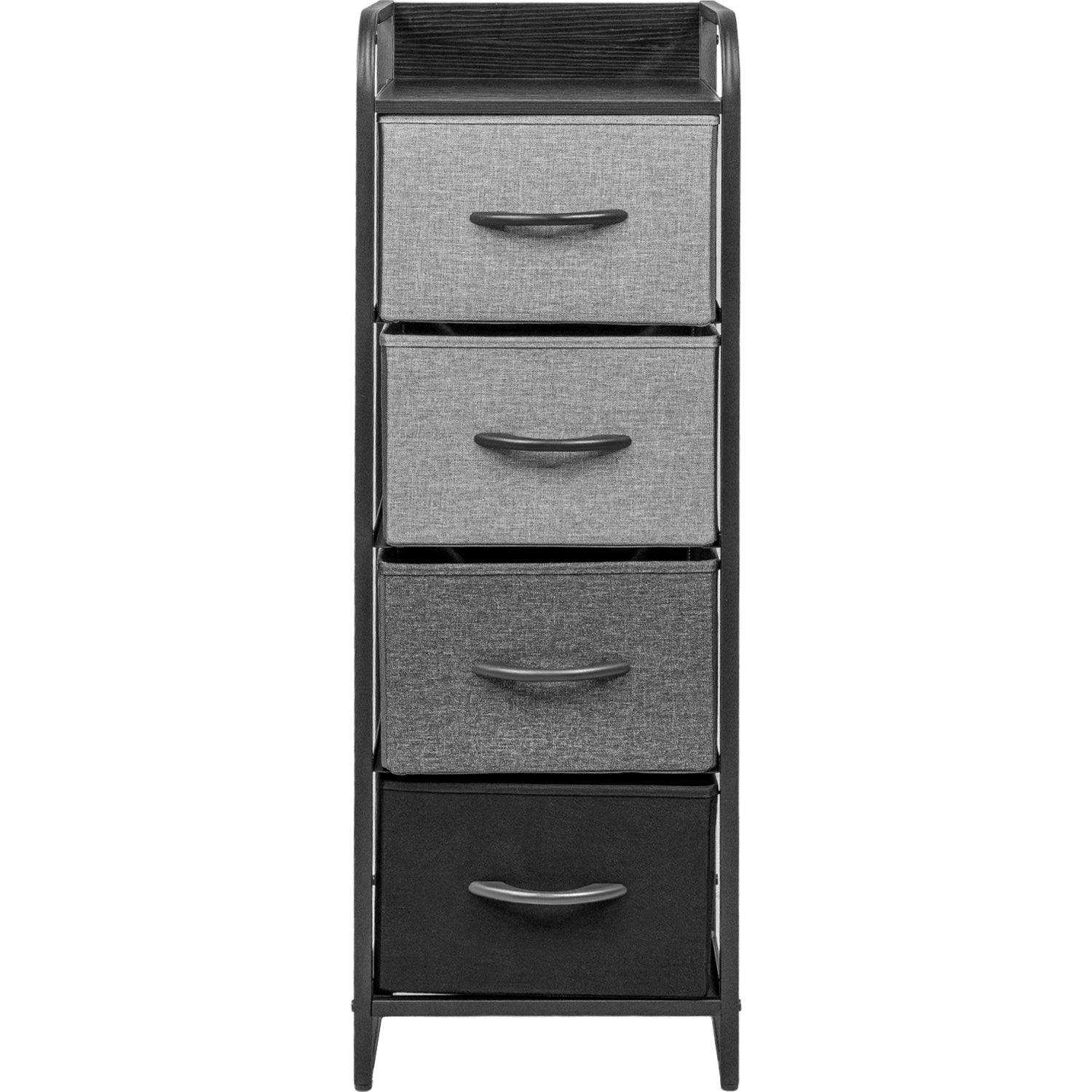 Mueble Buro Torre Mueble Moderno Organizador 4 Cajones Tela