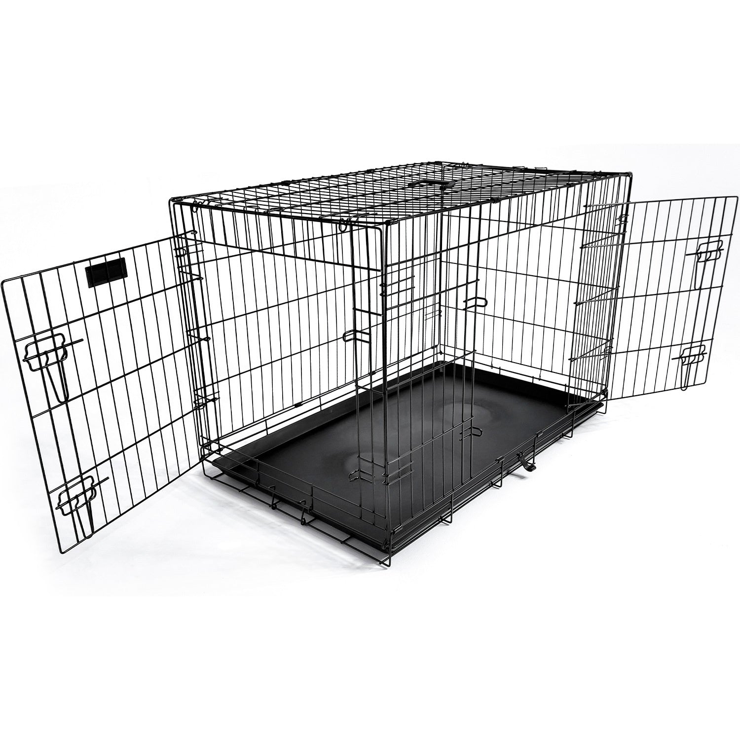 Transportadora Jaula Corral Metalica Perro Grande Plegable