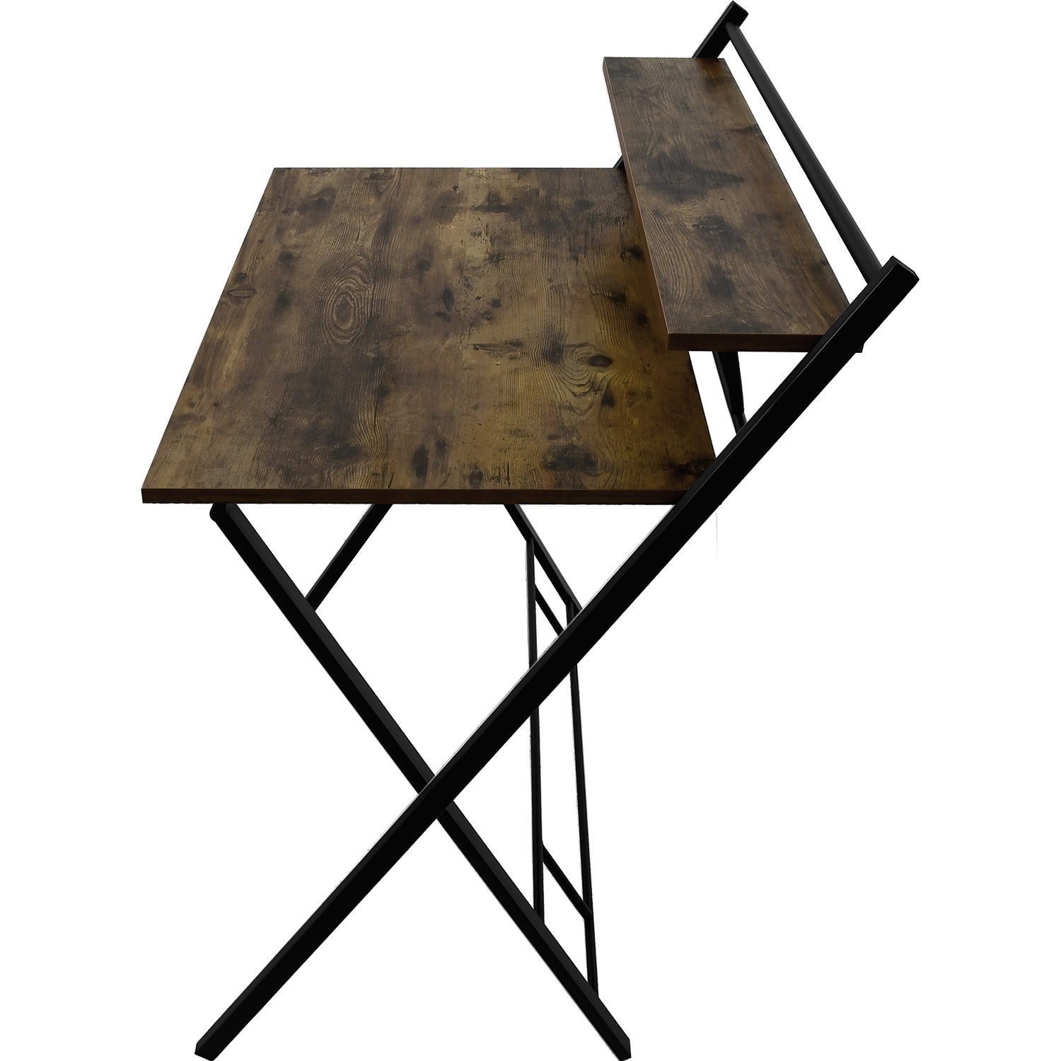 Escritorio Plegable 2 Niveles Mesa Trabajo Hogar Oficina