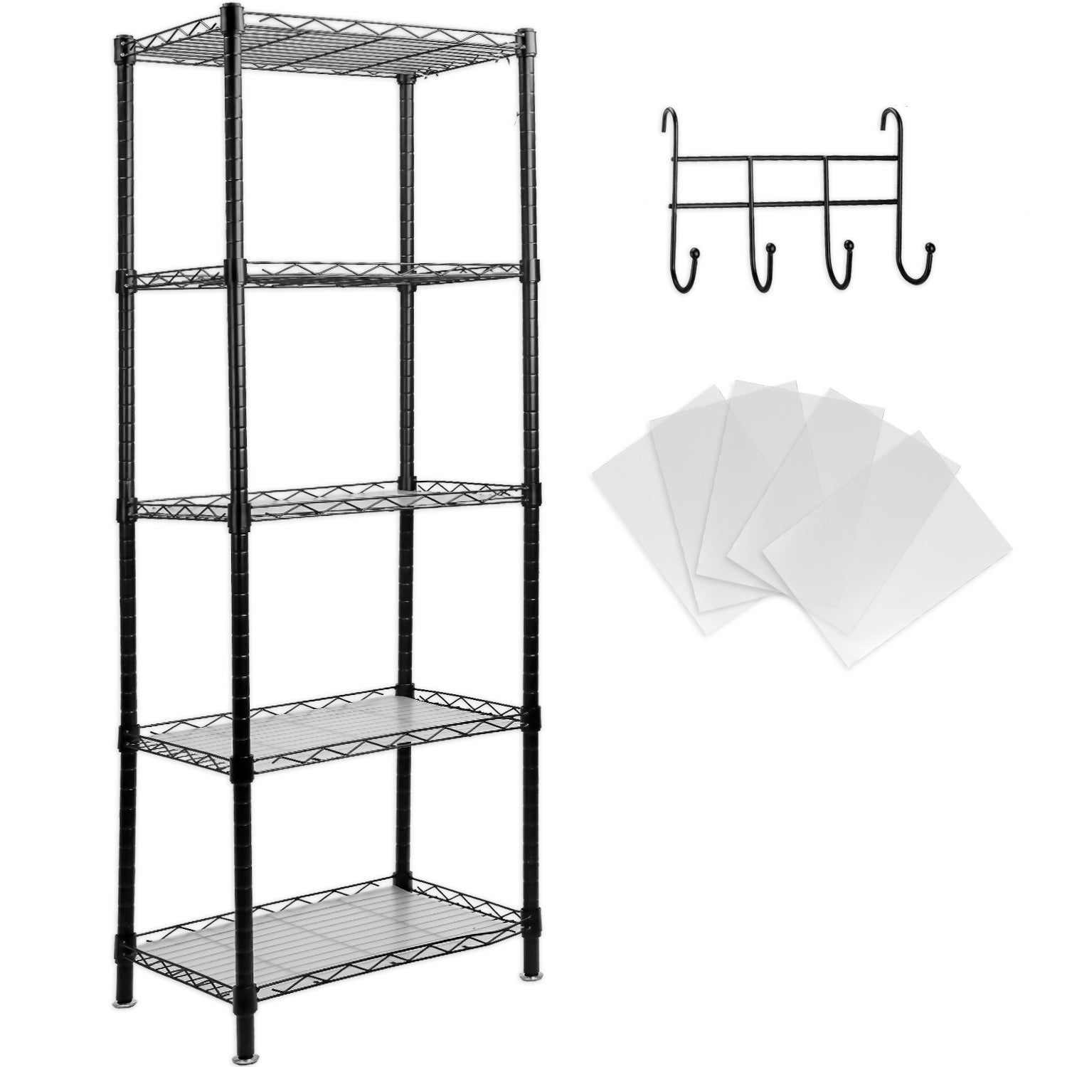 Estante Organizador Metálico Cocina Baño De 5 Niveles