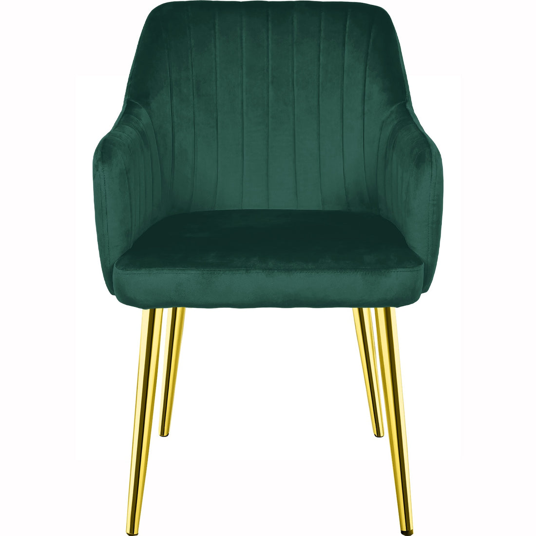 Silla Comedor Moderno Terciopelo Elegante Verde