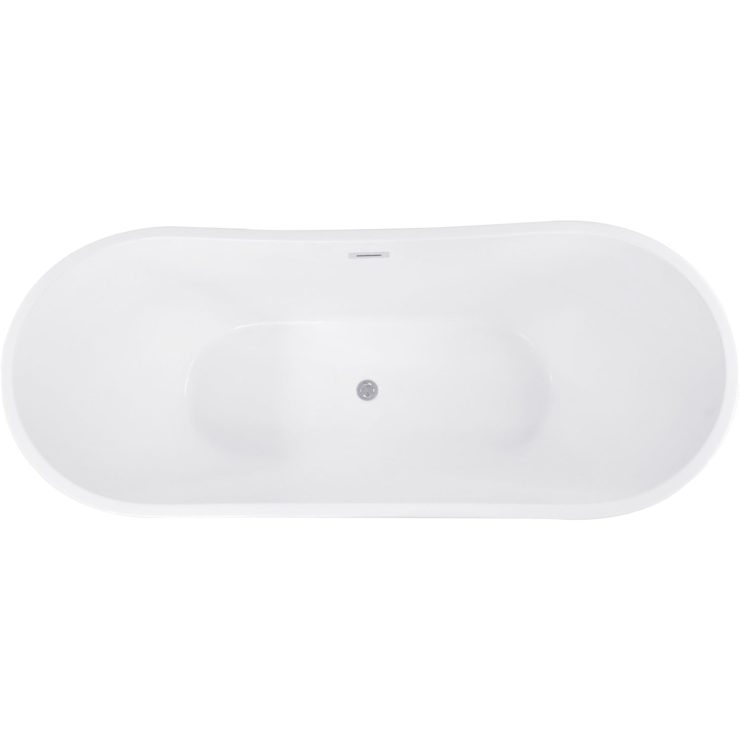 Tina Baño Fibra De Vidrio Bañera Lujo Teseo 170 X 72 X 70 Cm Blanca