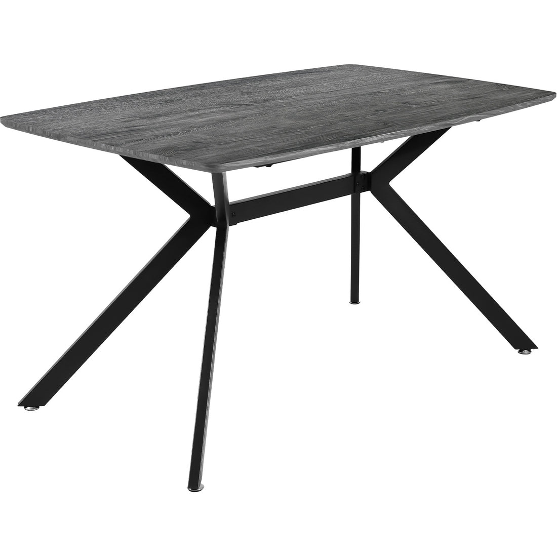 Mesa Comedor Nordico 4pers Gris Casa Hogar Lujo 130x80x74