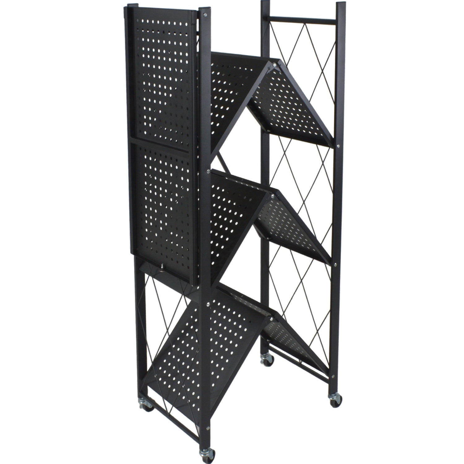 Estante Anaquel Organizador Plegable 4 Niveles Rack Metalico