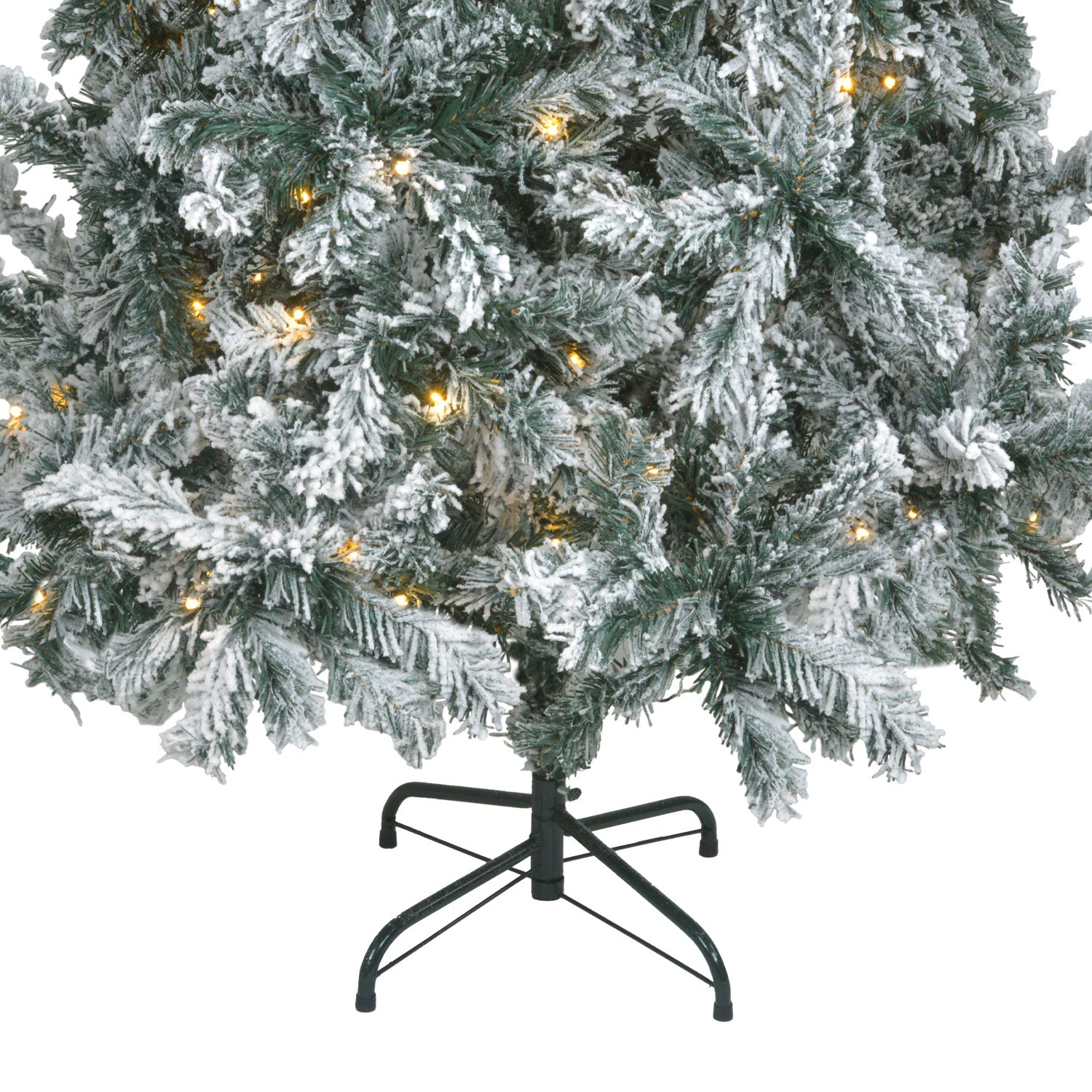 Arbol Navidad Nevado 180 Cm Luces Led Frondoso 600 Ramas