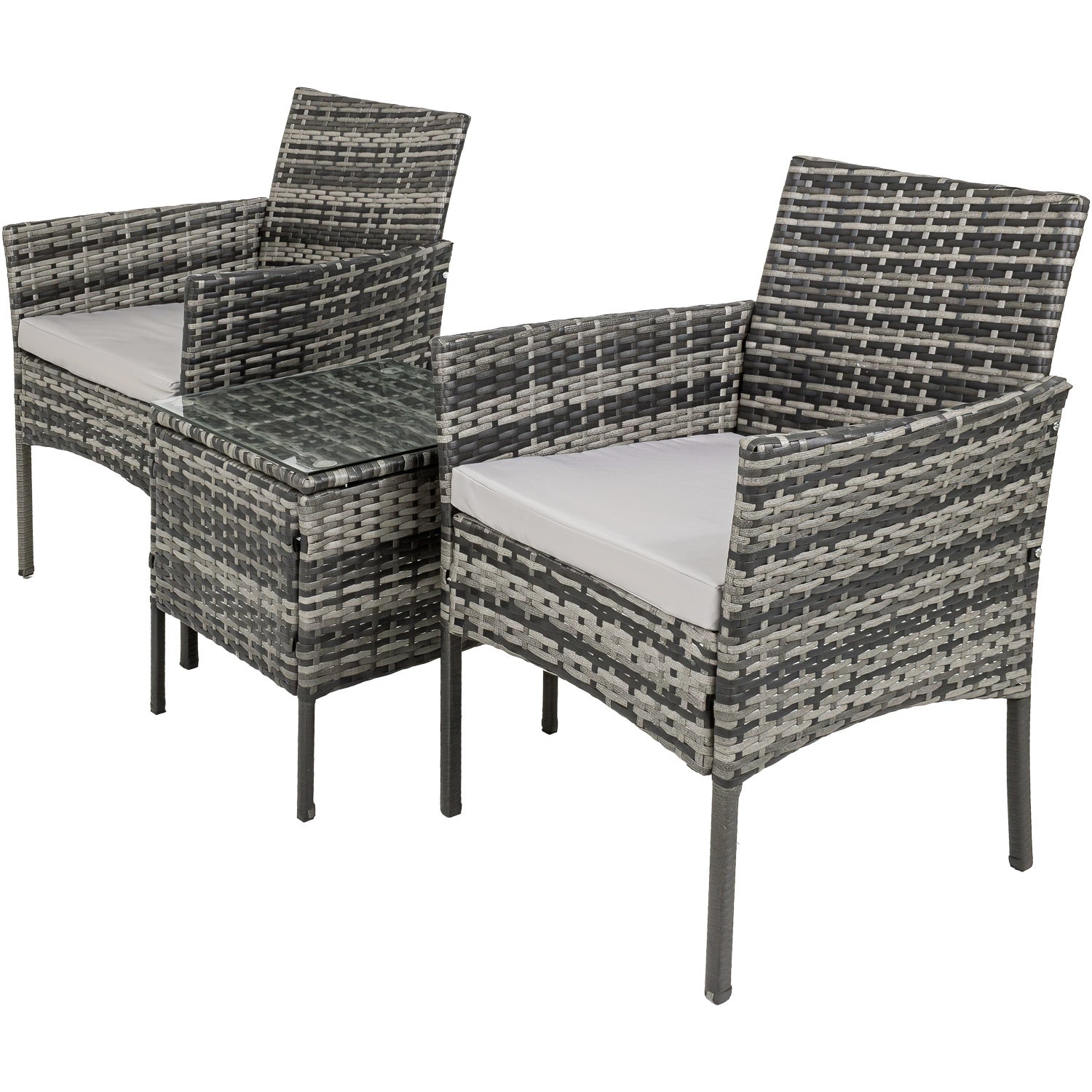 Sala Para Exterior Jardin Patio Terraza 3 Pzs + Cojines