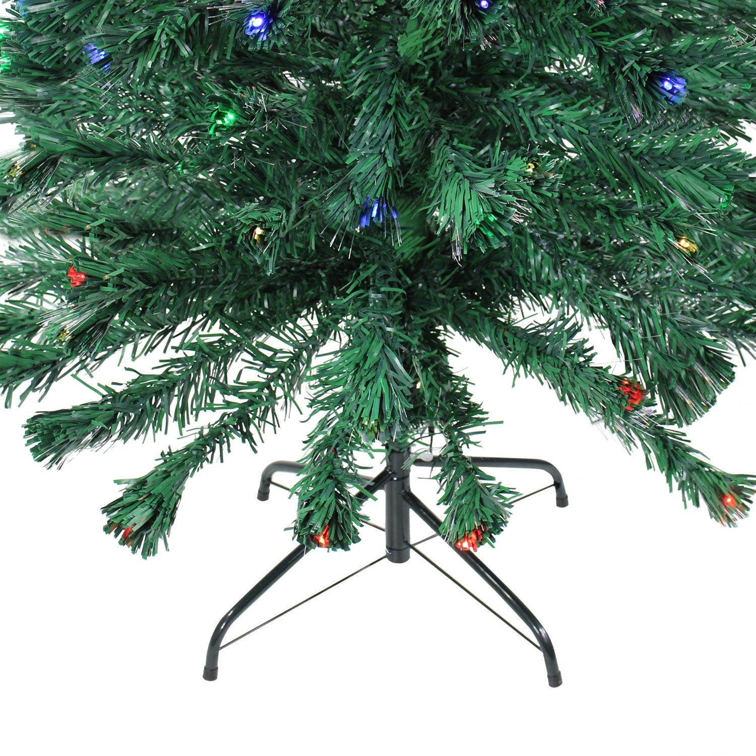 Arbol Navidad Led Fibra Optica 180 Cm 200 Ramas + Estrella