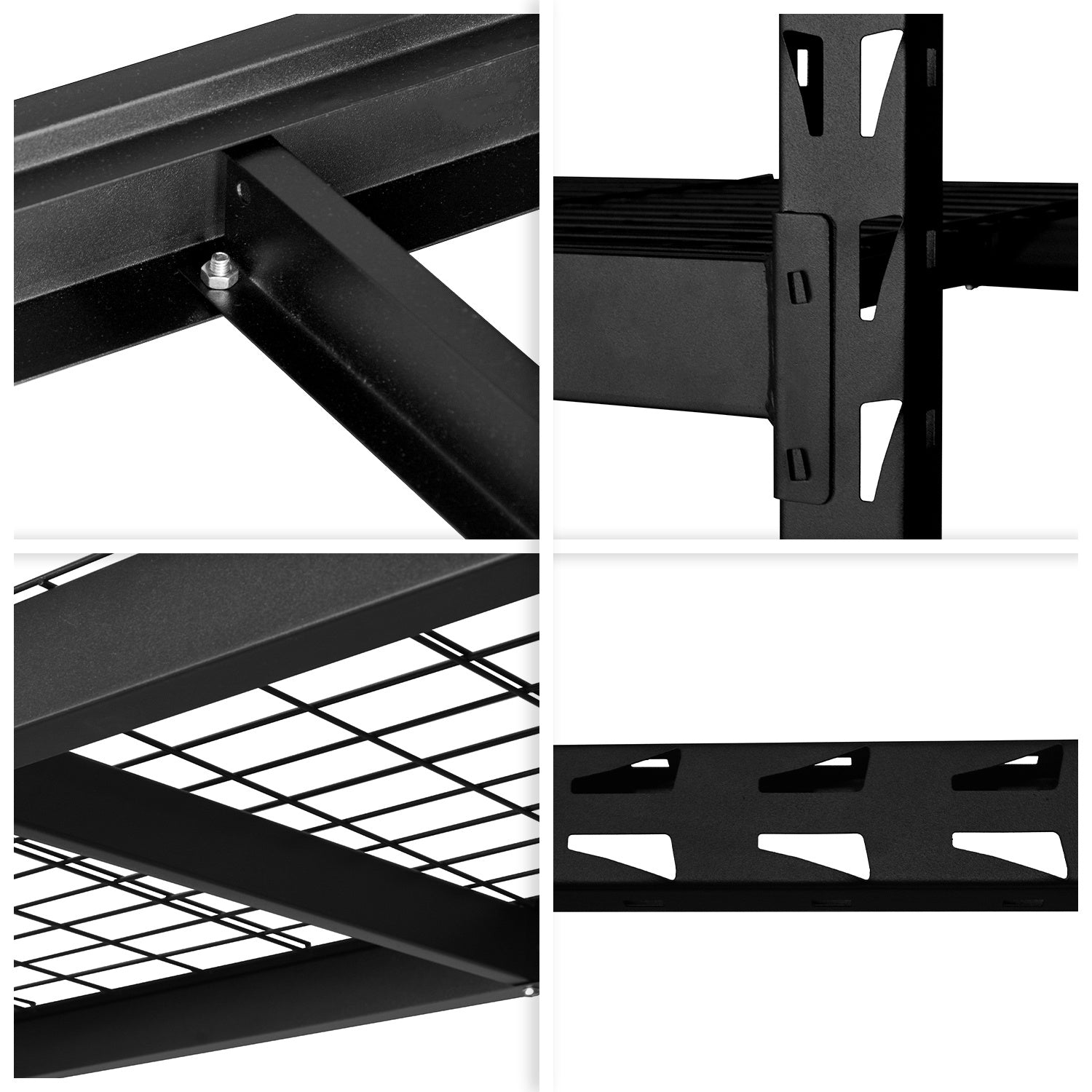Rack Estante Anaquel Acero Industrial 2.1 Ton 4 Niveles
