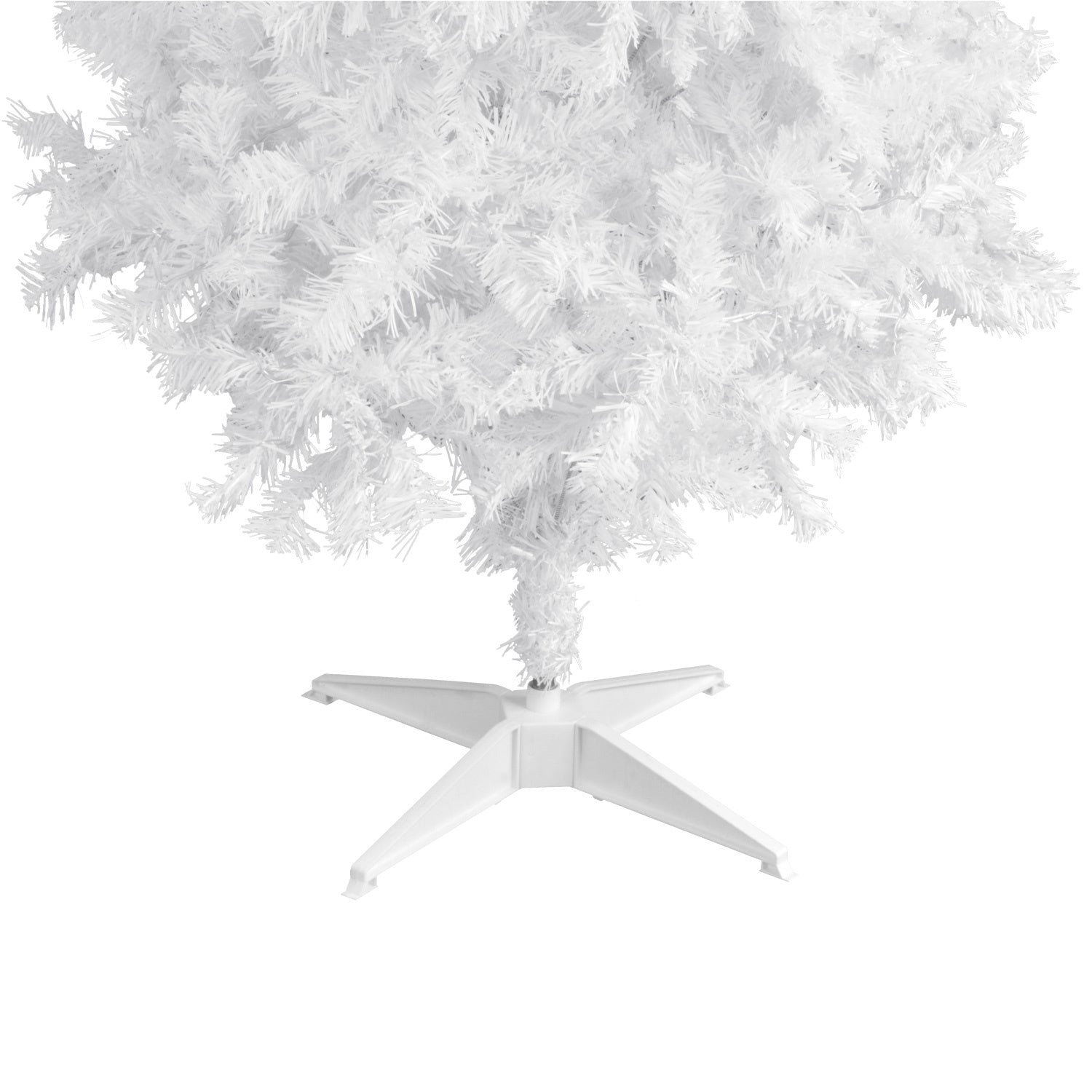 Arbol Navidad Blanco 2.0 Mts Luces Led 600 Ramas Frondoso