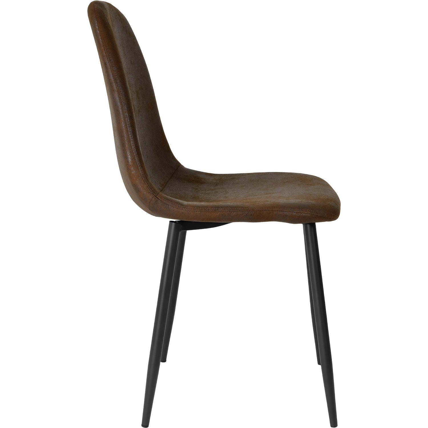 Set 4 Sillas Modernas Juego Comedor Cocina Suede Gamuza Cafe
