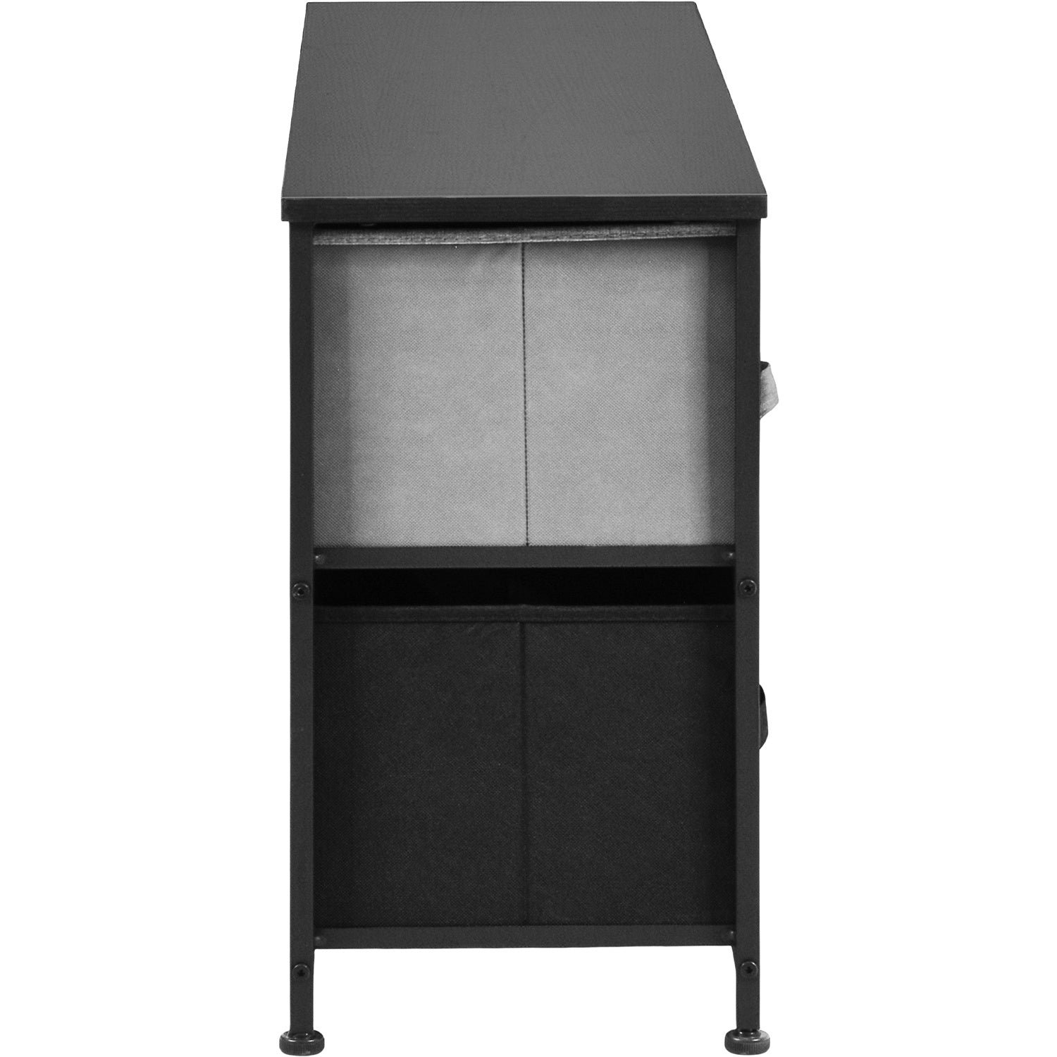 Mueble Buro Organizador Comoda Tela Metal 5 Cajoneras