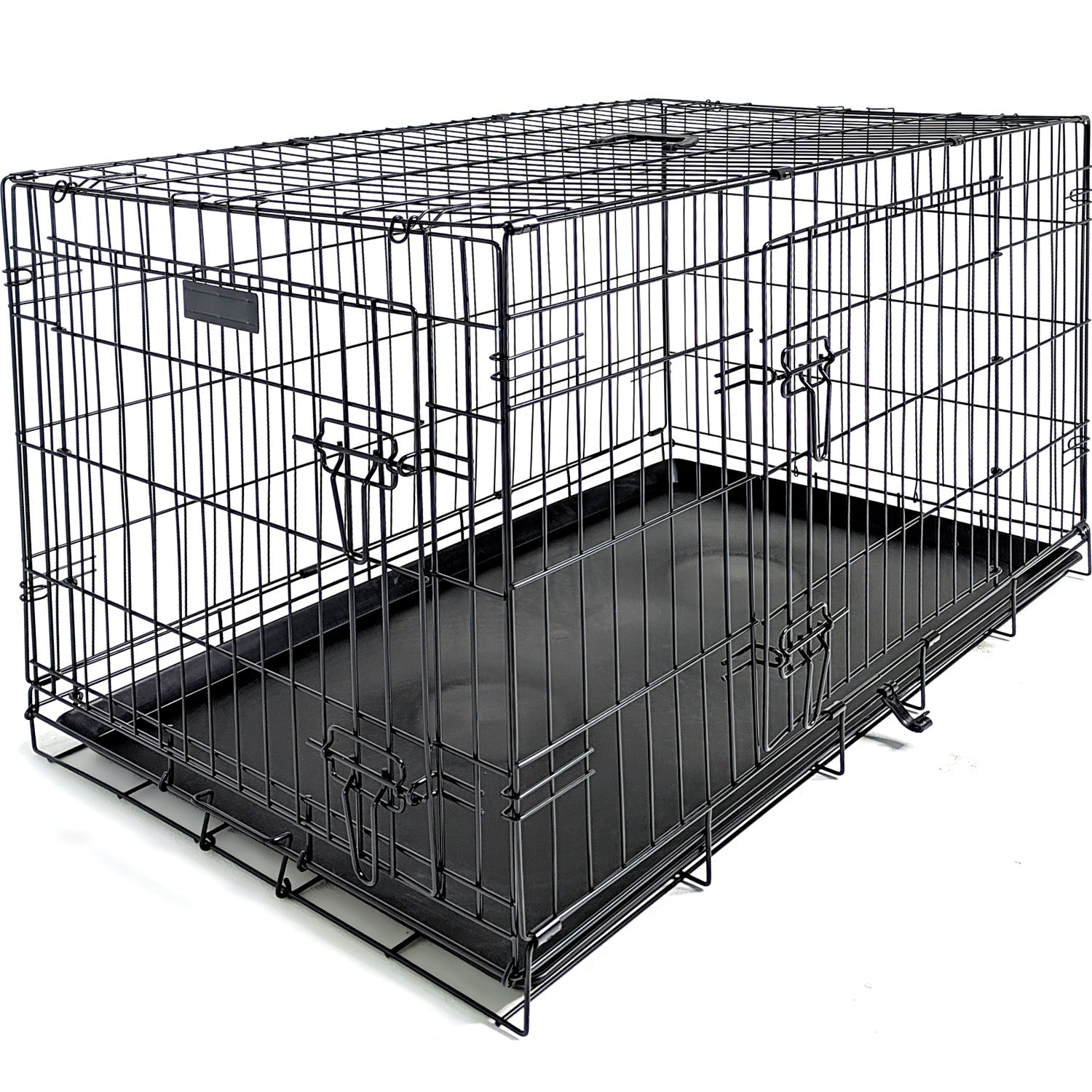 Transportadora Jaula Corral Metalica Perro Grande Plegable