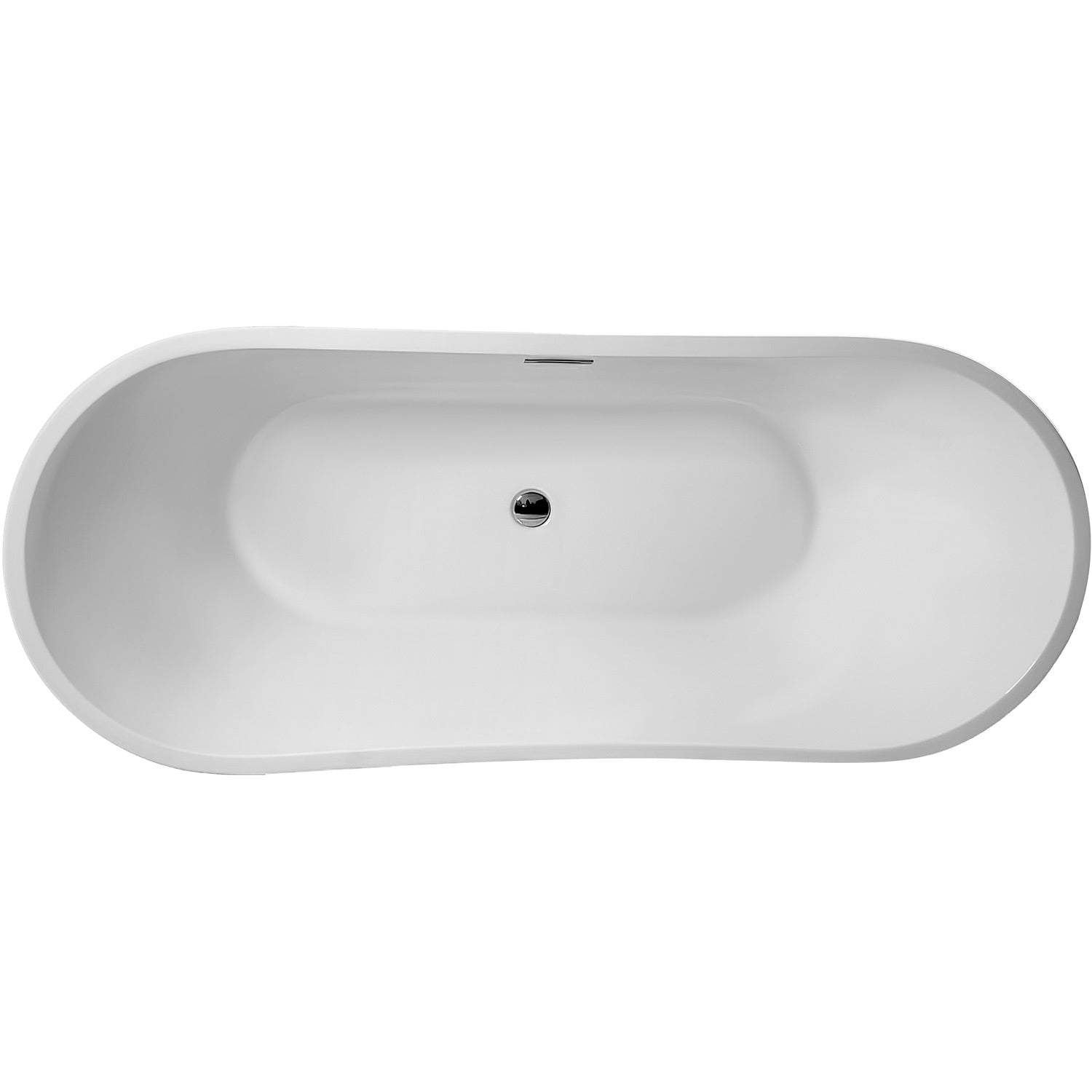 Tina Baño Fibra De Vidrio Bañera Lujo Teseo 170 X 72 X 70 Cm Color Negro