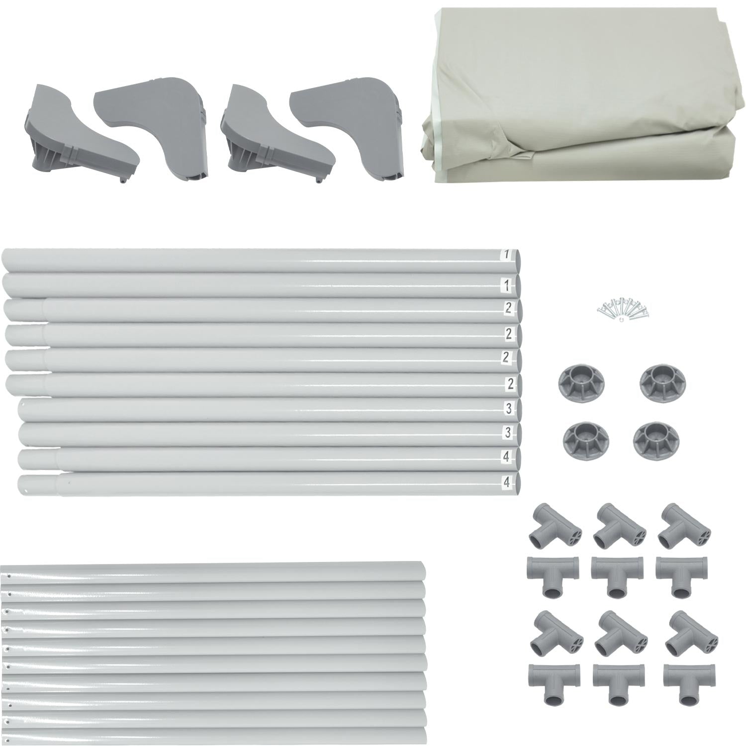 Alberca Estructural Rectangular 304x207x65cm 3701 Lt + Bomba