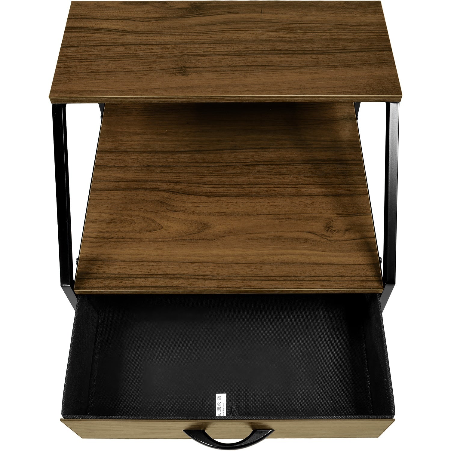 Buro Con Balda Comoda Mesa Mueble Noche 1 Cajon Moderno Cafe
