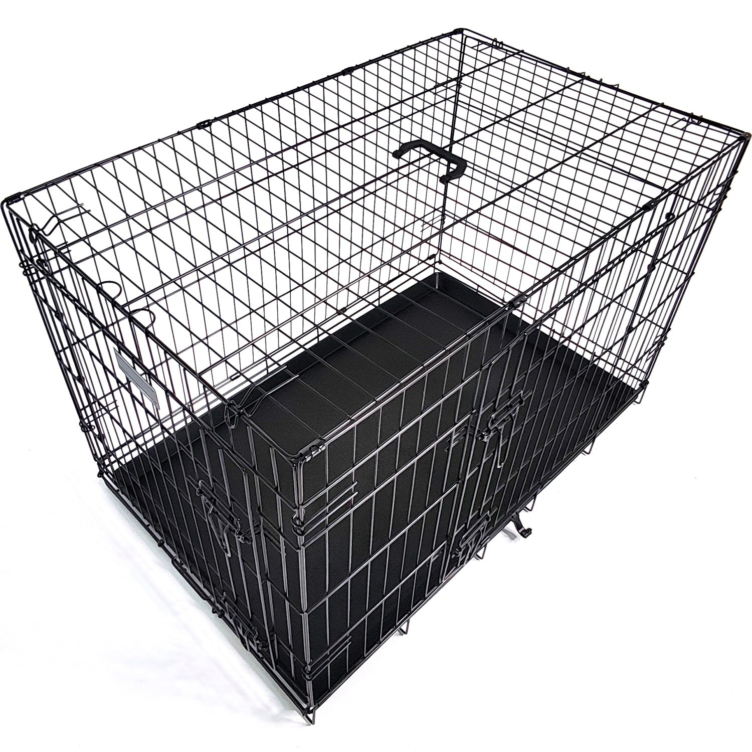 Transportadora Jaula Corral Metalica Perro Grande Plegable