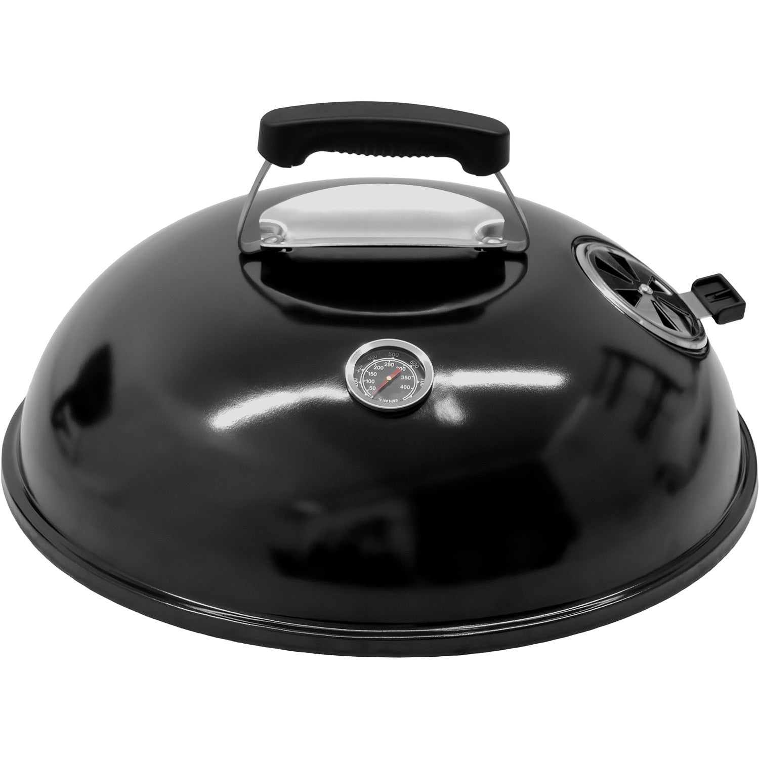 Asador Ahumador Tipo Bala 2 En 1 Carbon 2 Parrillas 20