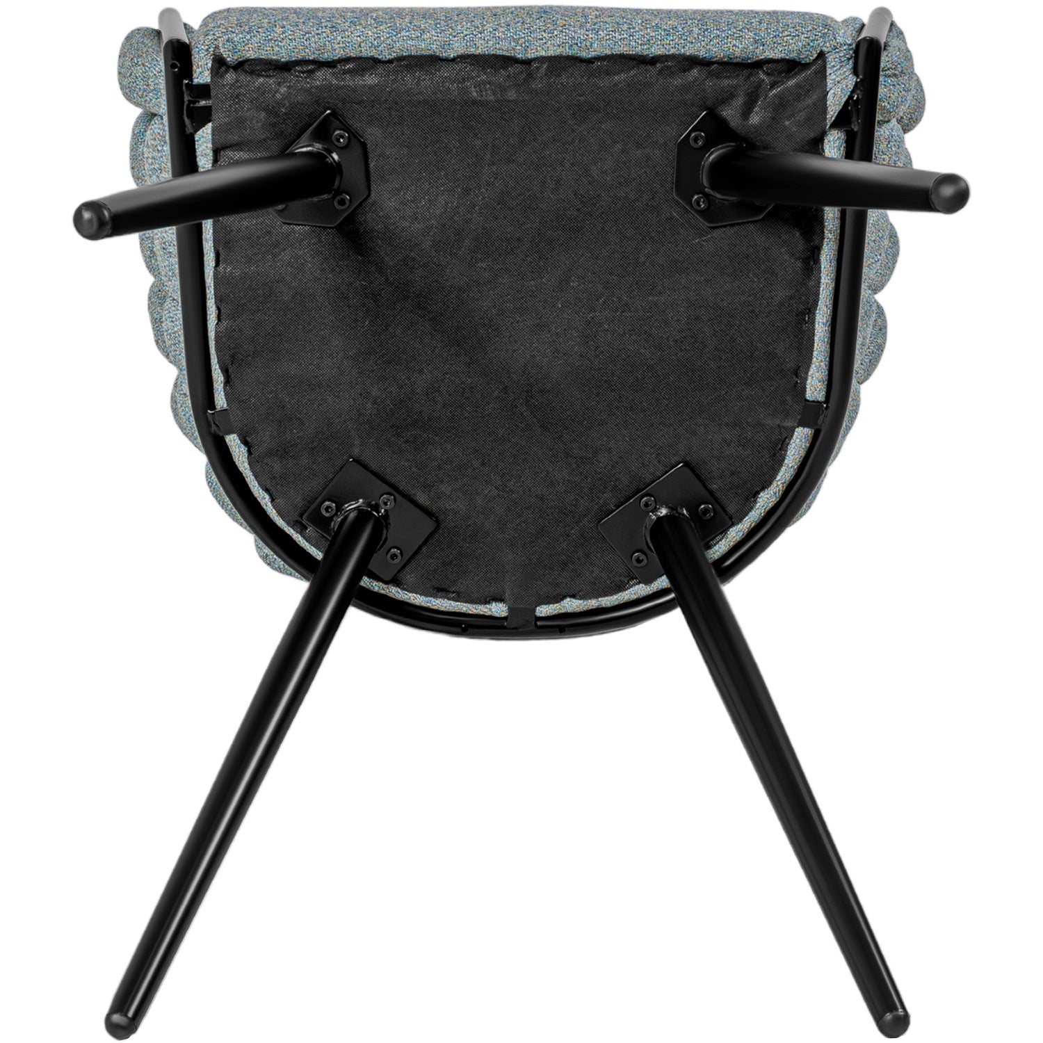 Silla Comedor Patron Tejido Elegante Moderno Verde Petróleo