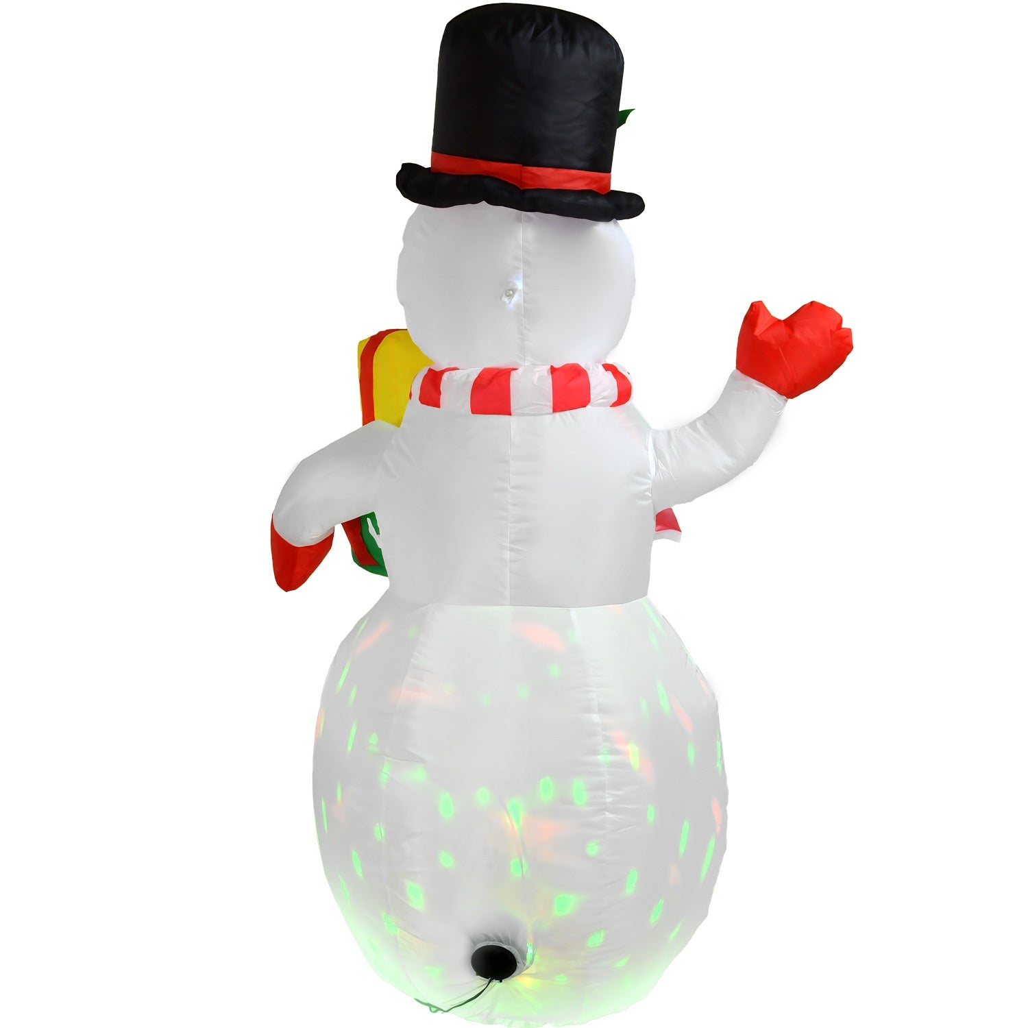 Inflable Navidad Muñeco Nieve 1.5m Decoracion Luz Led