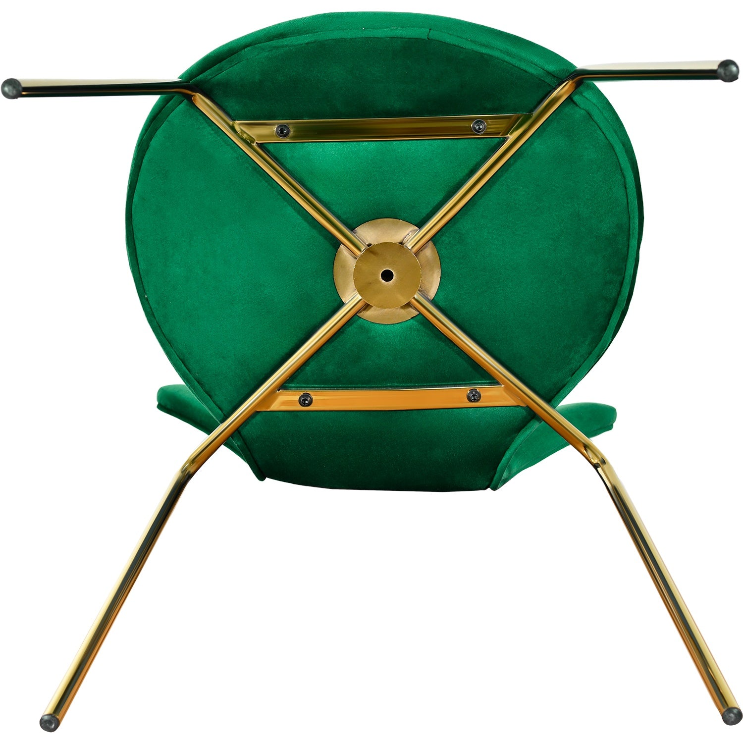 Silla Terciopelo Comedor Tapizada Minimalista Verde