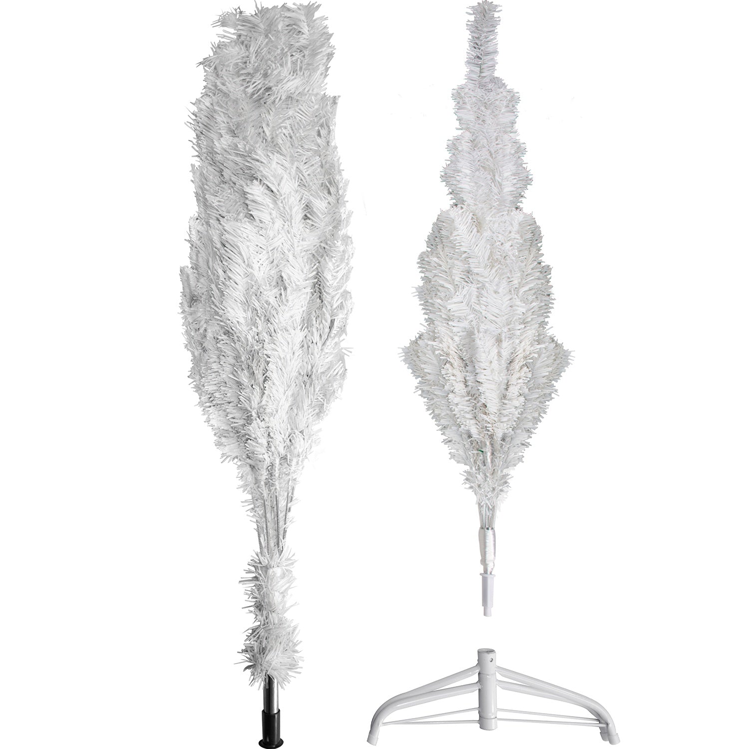 Arbol Navidad Artificial 1.70m Frondoso Blanco Pino Jardimex