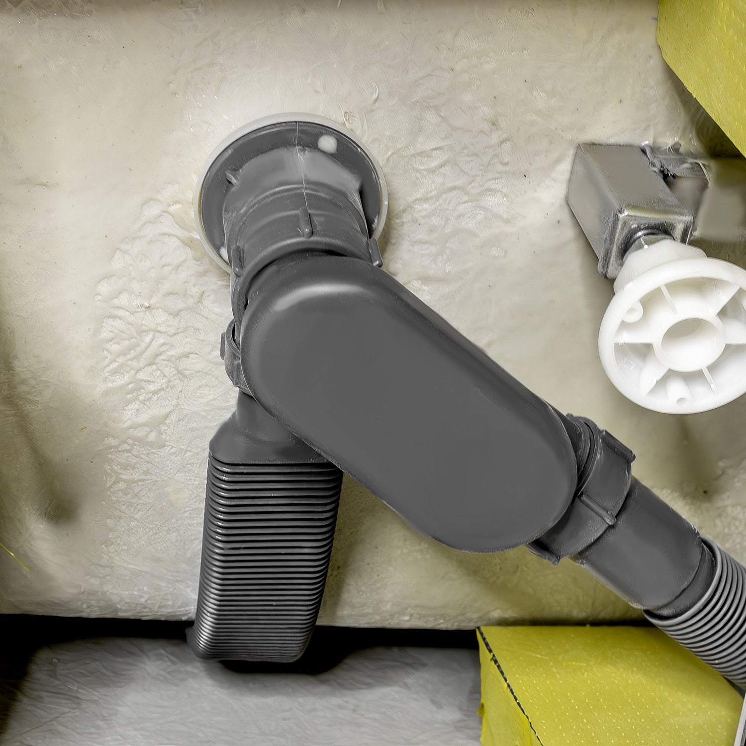 Tina Baño Bañera Fibra Vidrio Lujo Minimalista 283l 169x78 Color Negro