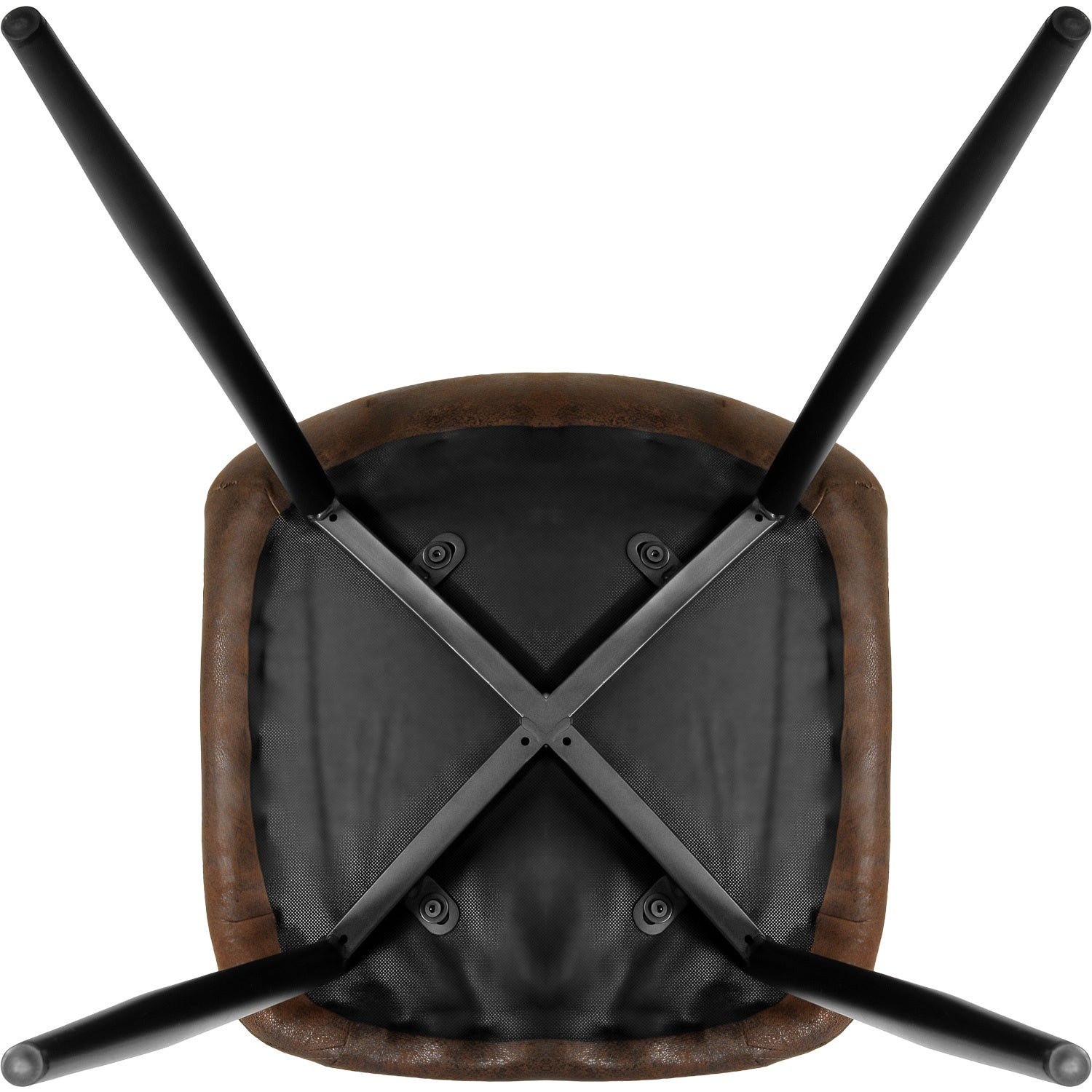 Set 4 Sillas Modernas Juego Comedor Cocina Suede Gamuza Cafe