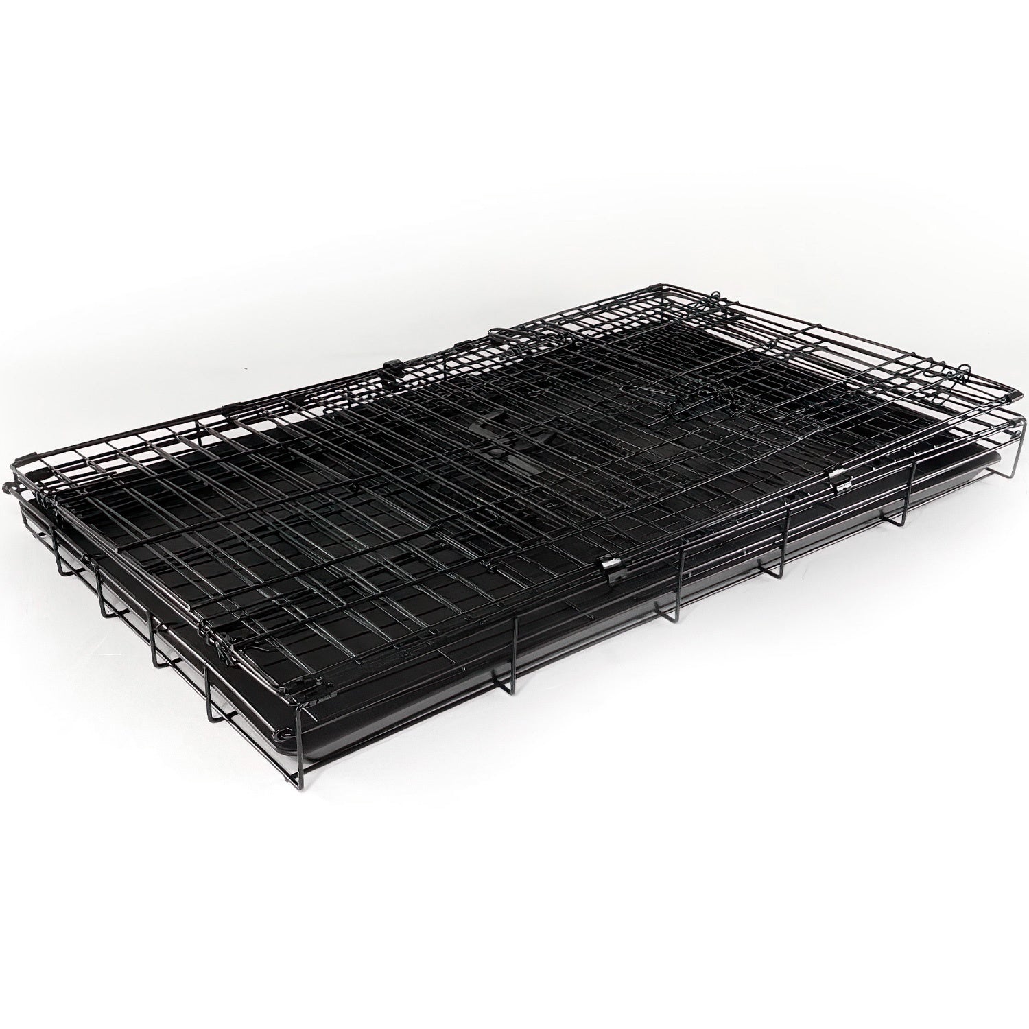 Transportadora Jaula Corral Metalica Perro Grande Plegable