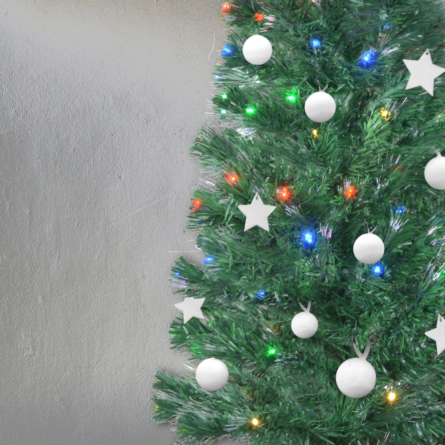 Arbol Navidad Led Fibra Optica 180 Cm 200 Ramas + Estrella