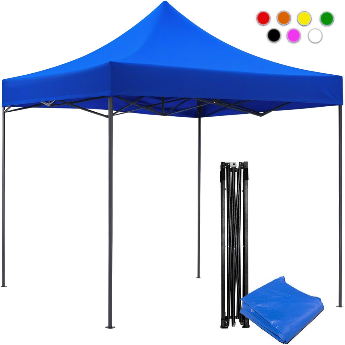 Carpa Toldo 3x3 Reforzado Plegable Impermeable Jardin 3 X 3