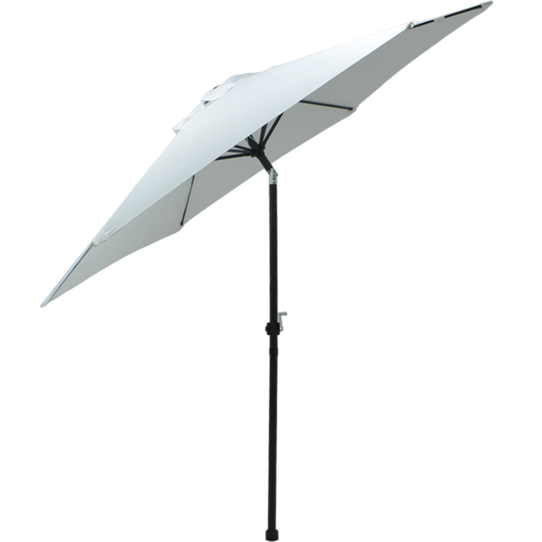 Sombrilla Sol 2.7 Sol Manivela Playa Angulo Jardimex Blanca