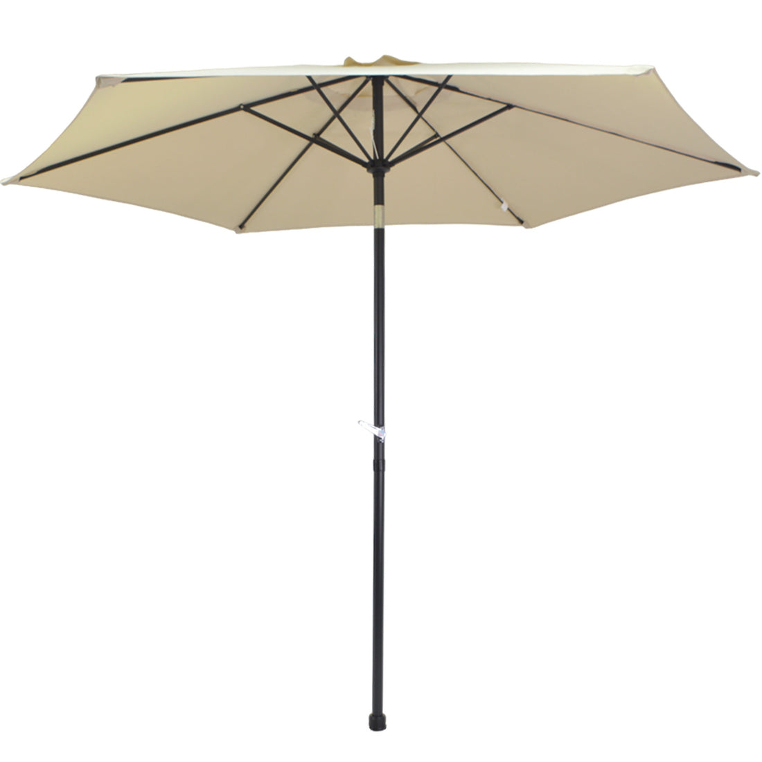 Sombrilla Playa Jardin Angulo 2.7m Sol Inclinacion Manivela Sombrilla Exterior Beige