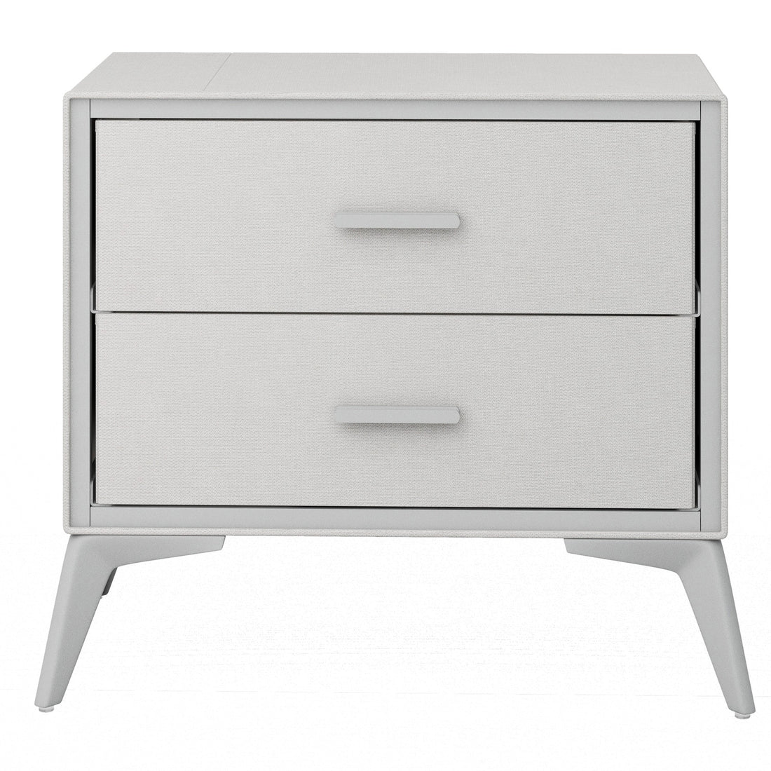 Buro Cajonera Tela Tejido Comoda Mesita Noche Recamara Color Gris