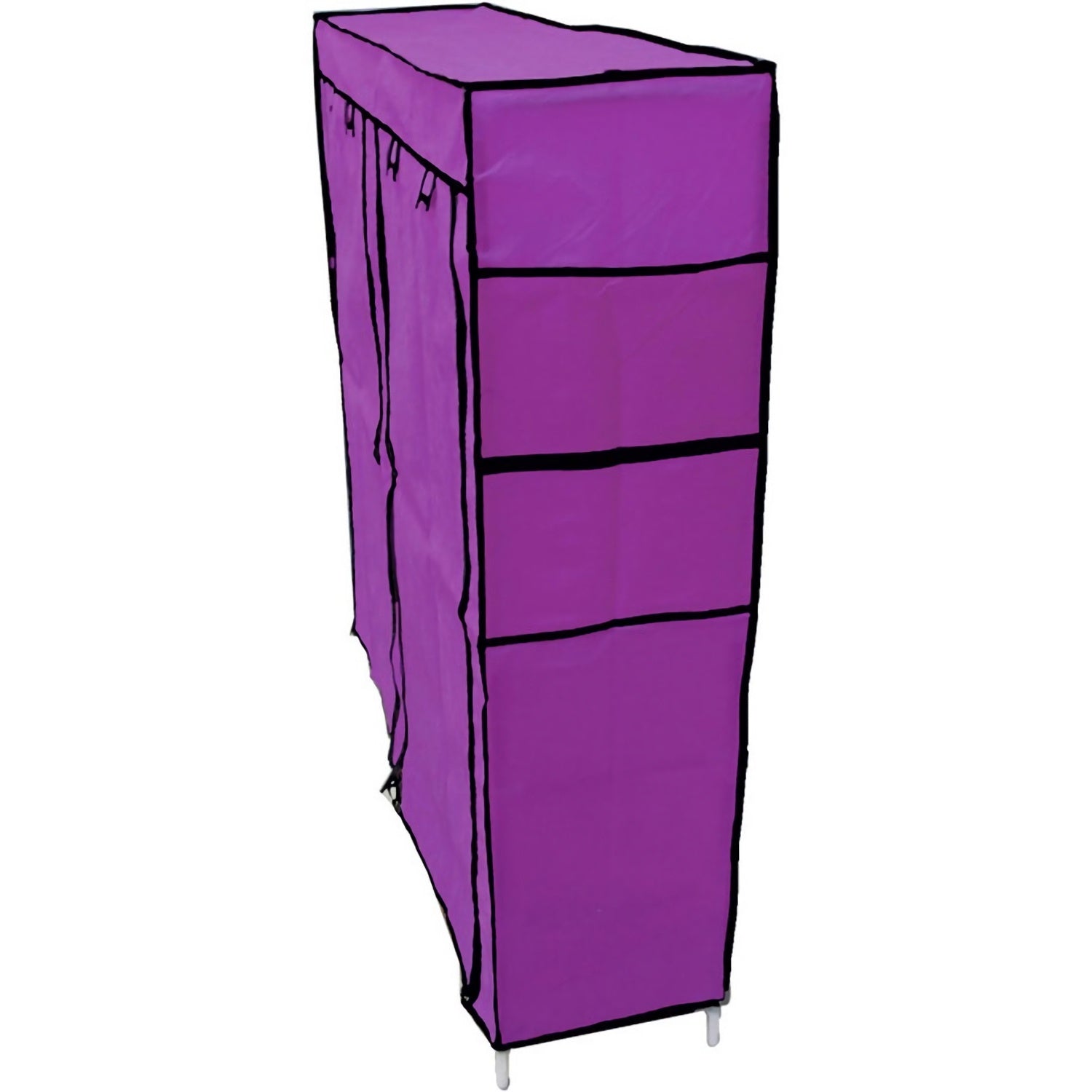 Zapatera Organizador 36 Pares Grande Compartimientos Metal Morada
