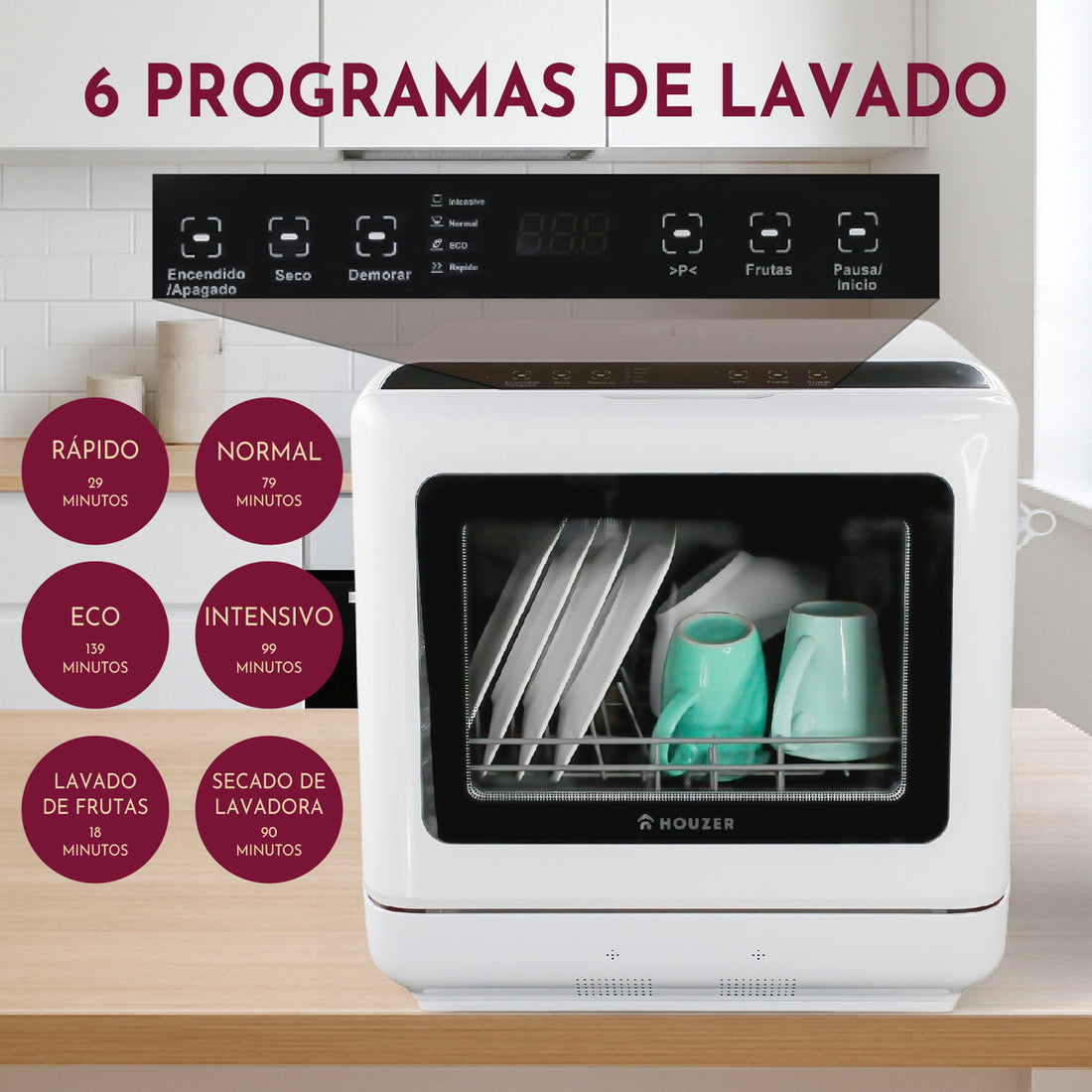Lavaplatos Automatico Lavavajillas 110v