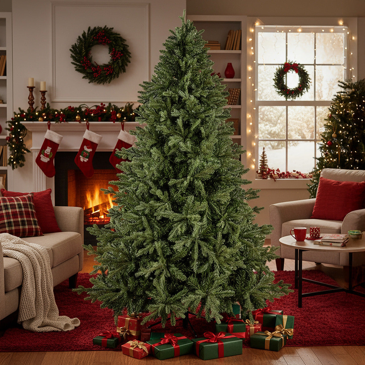 Arbol Navidad Ramas Abeto Pino Navideño Realista 1.90m