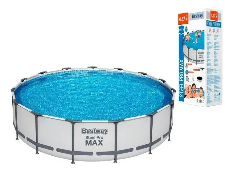 Alberca Bestway Steel Pro Max Piscina Estructural 4.57 M