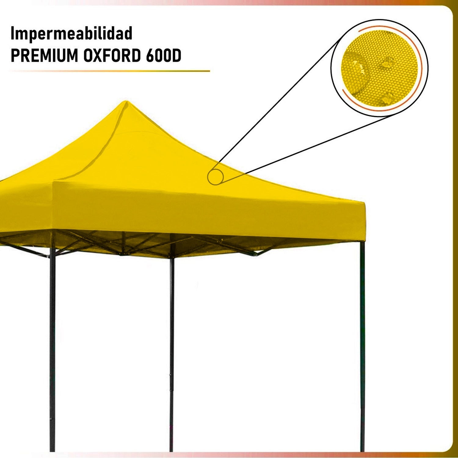 Carpa Toldo 3x3 Reforzado Plegable Impermeable Jardin 3 X 3