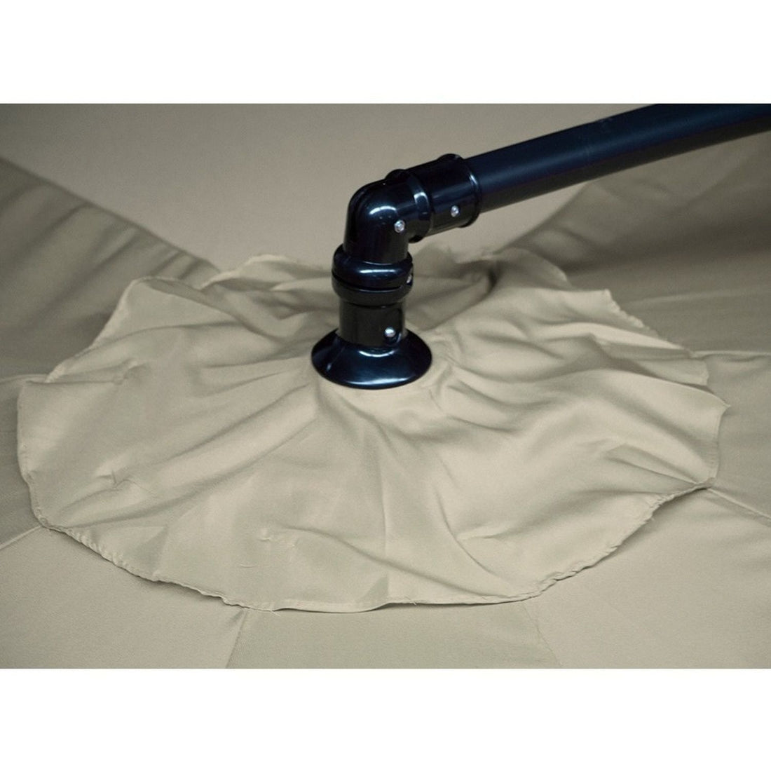 Sombrilla Jardin Playa Sol Angulo 3m Base Exterior Beige