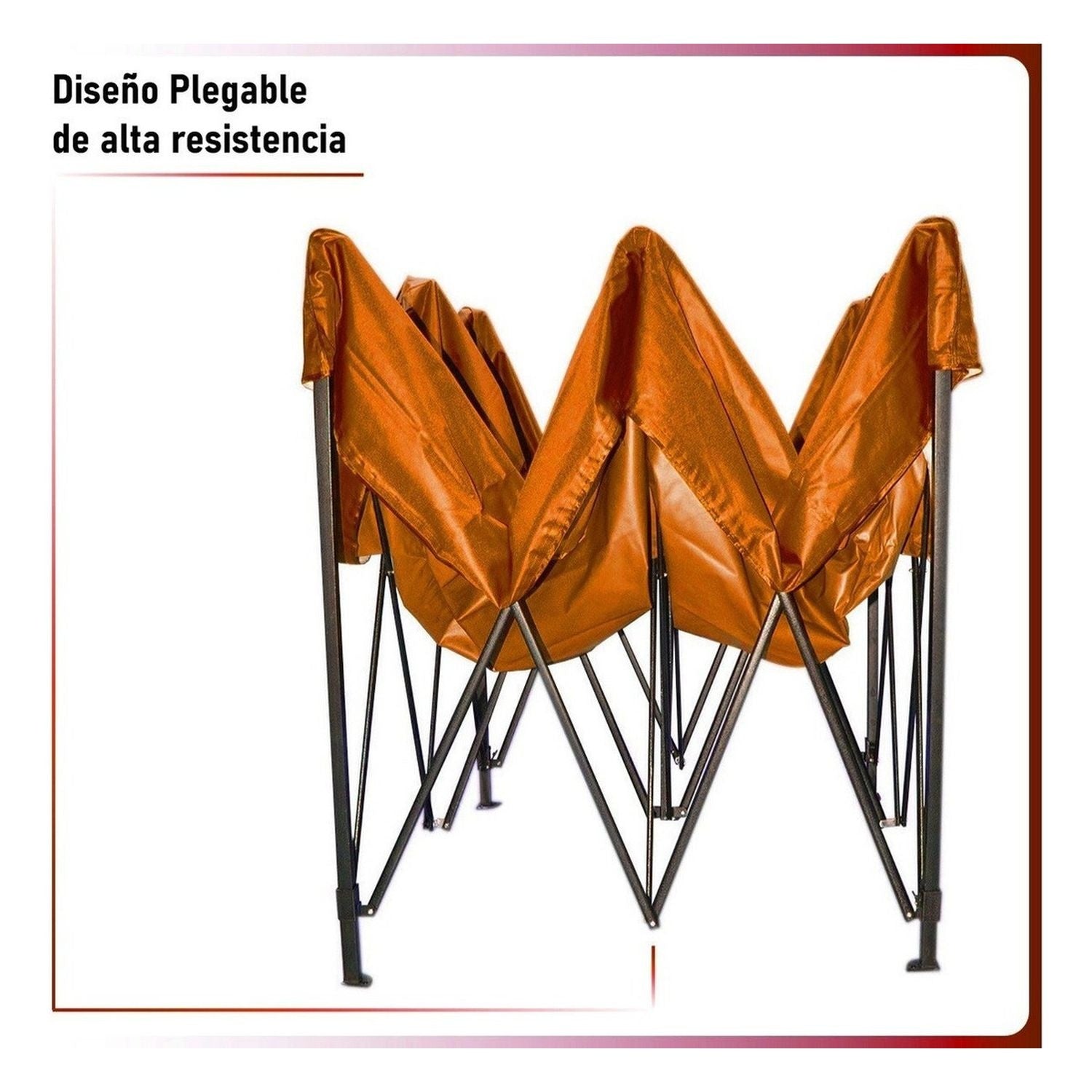 Carpa Toldo 3x3 Reforzado Plegable Impermeable Jardin 3 X 3